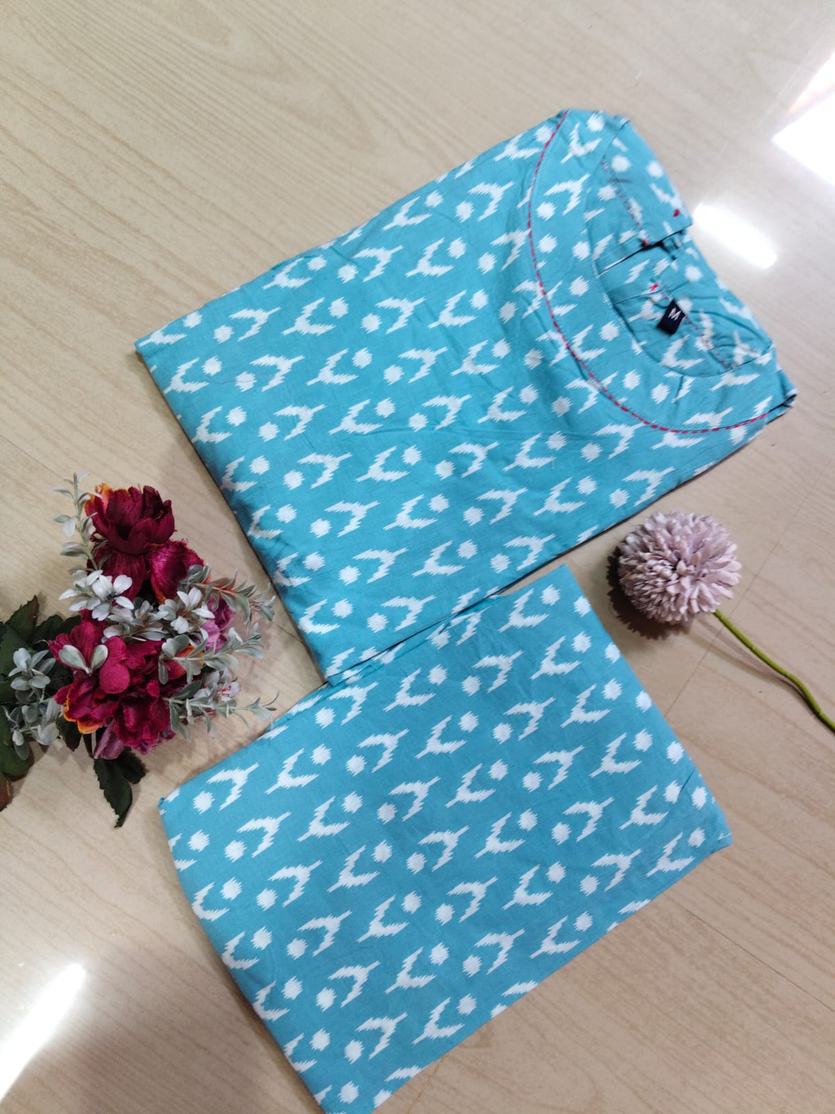 Cotton Kurti With Phant  CKP20