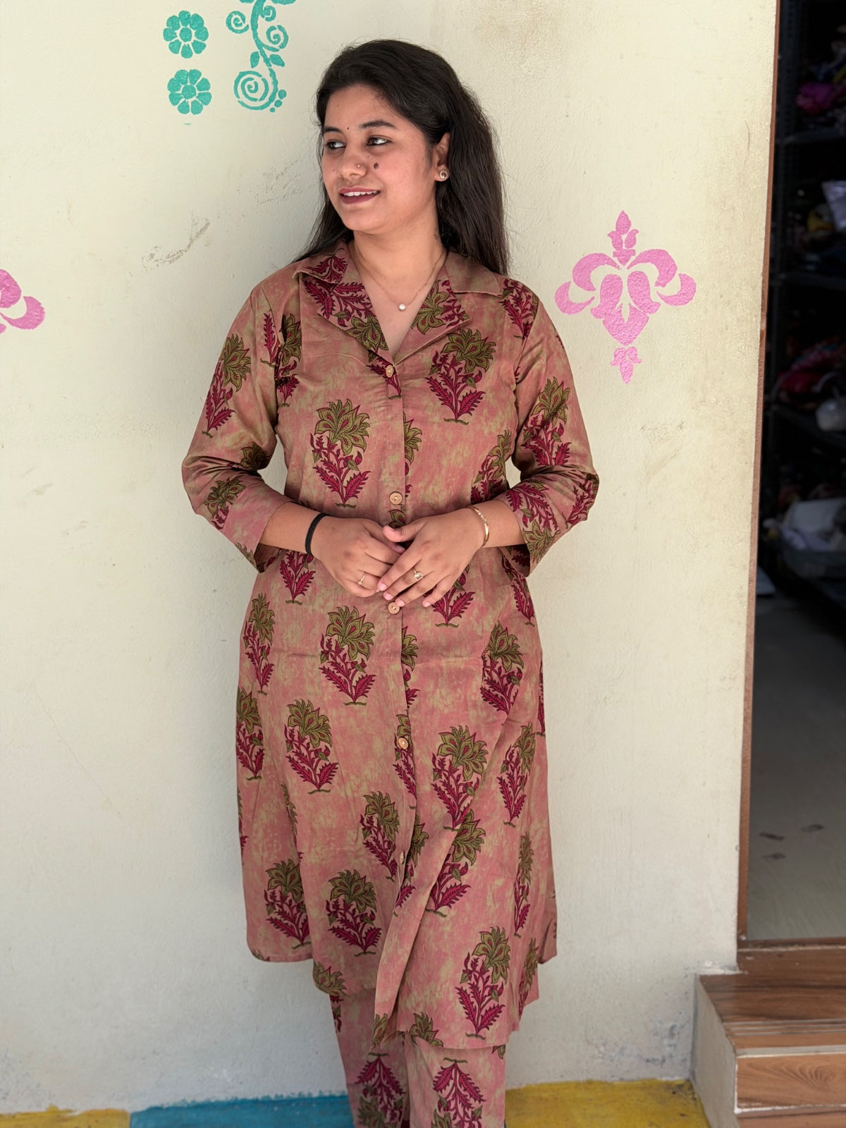 Premium Cotton Kurti With Phant  CKP20