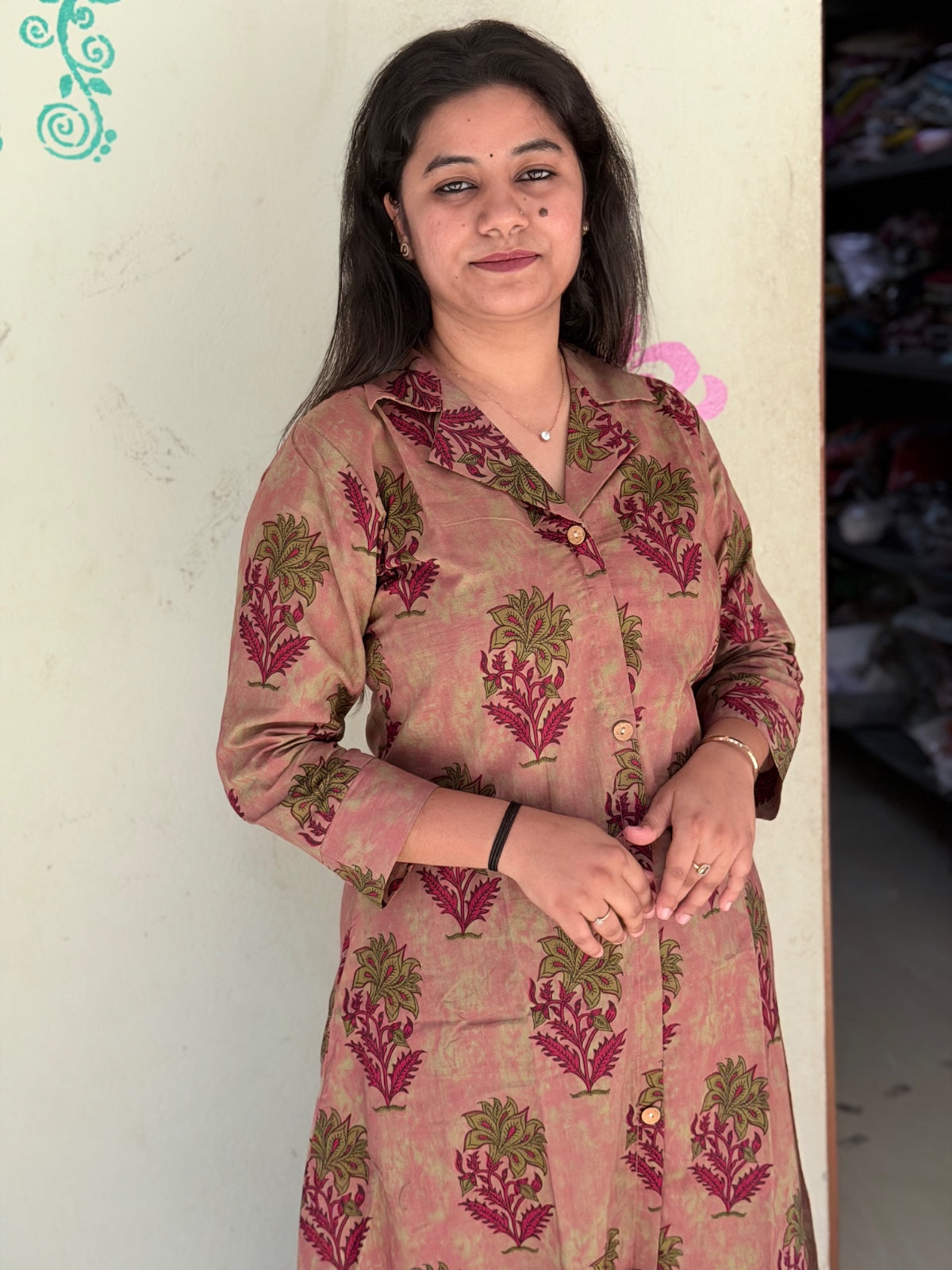 Premium Cotton Kurti With Phant  CKP20