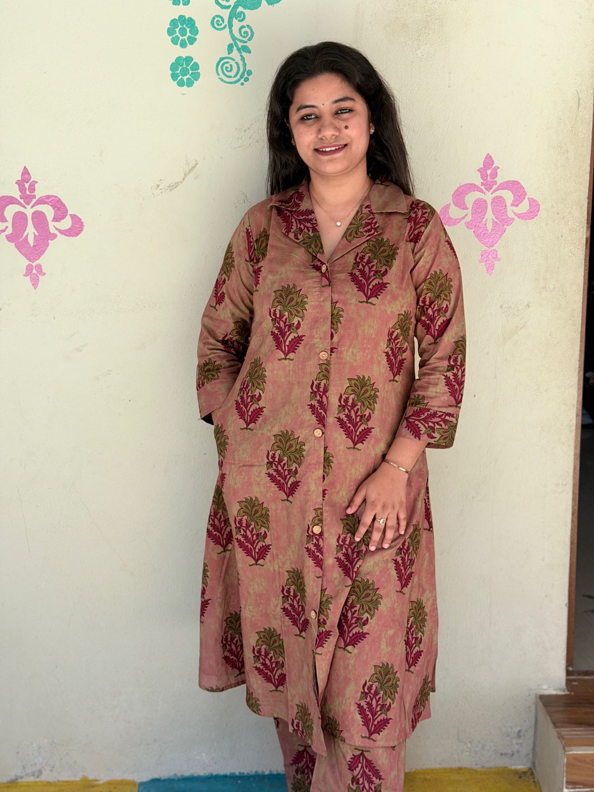 Premium Cotton Kurti With Phant  CKP20