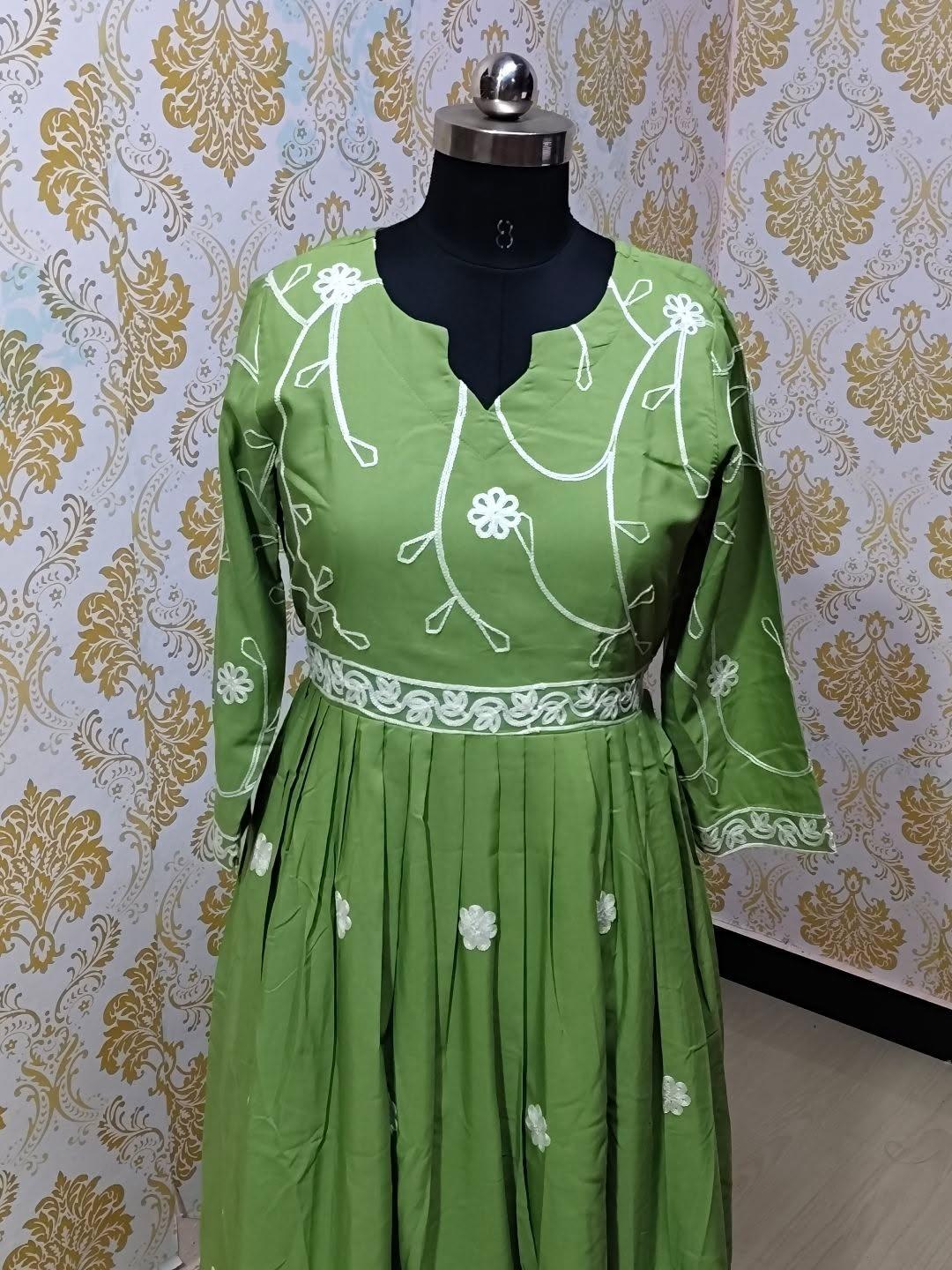 Muslin Floral Frock - CFF211