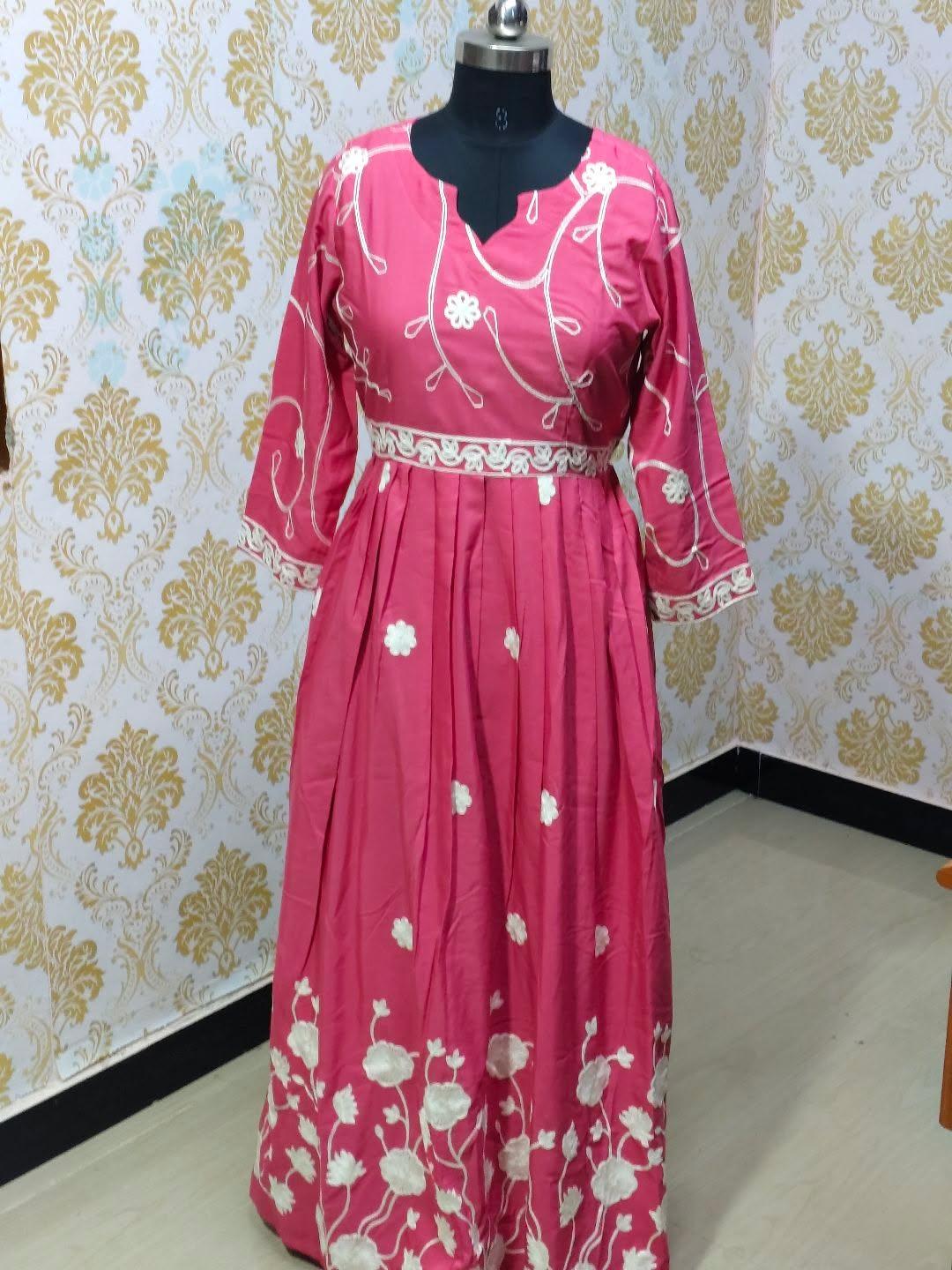 Muslin Floral Frock - CFF212