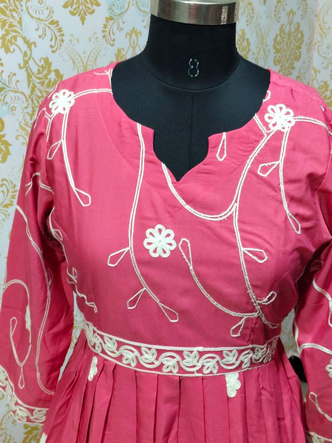 Muslin Floral Frock - CFF212