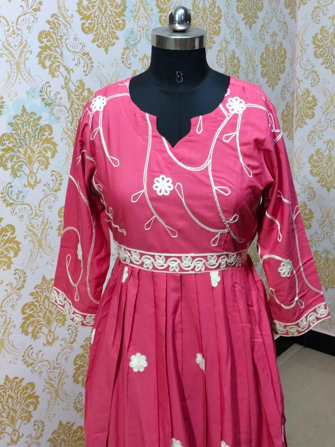 Muslin Floral Frock - CFF212