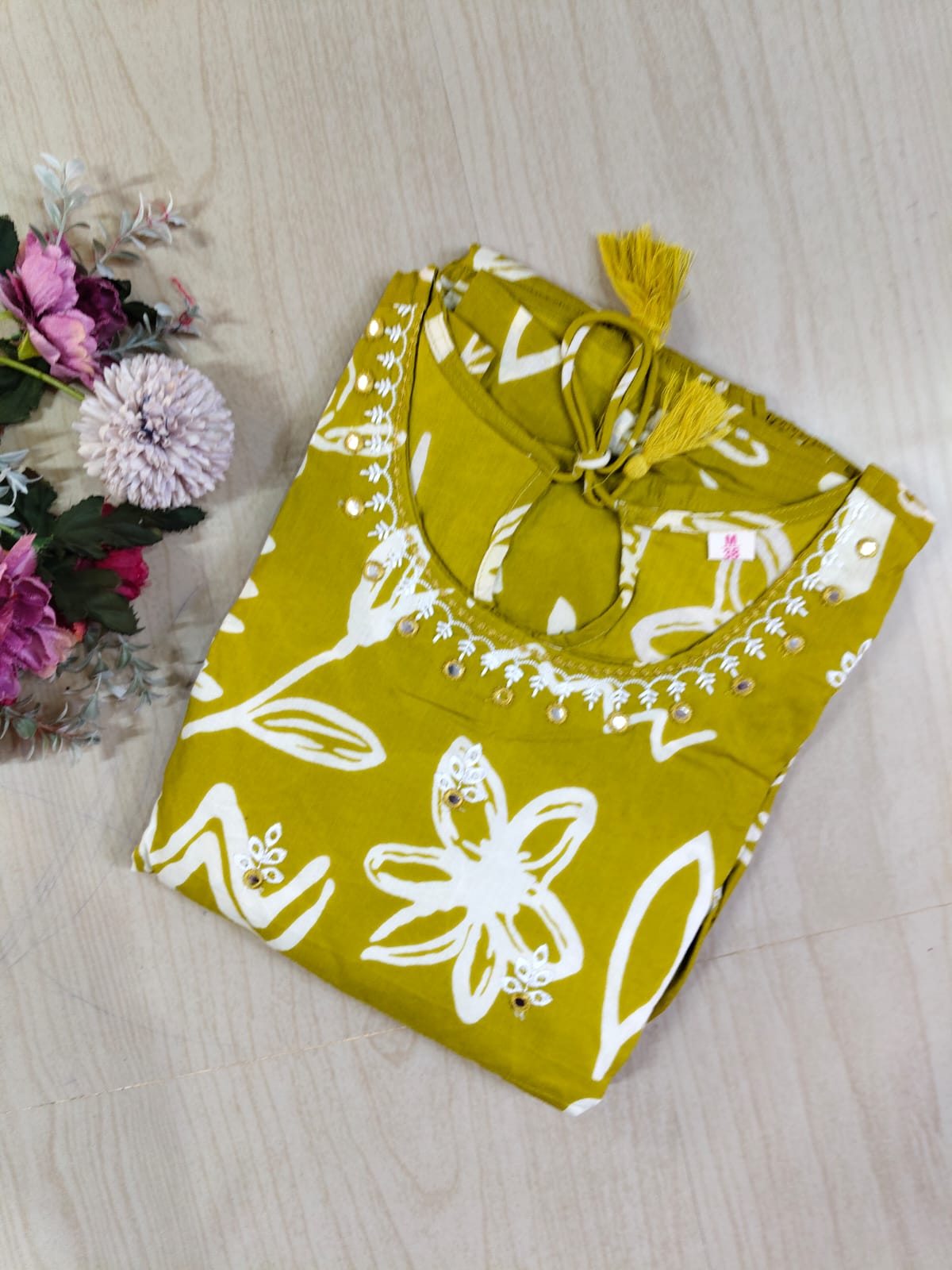 Cotton Long Sleveless Frocks CLF21