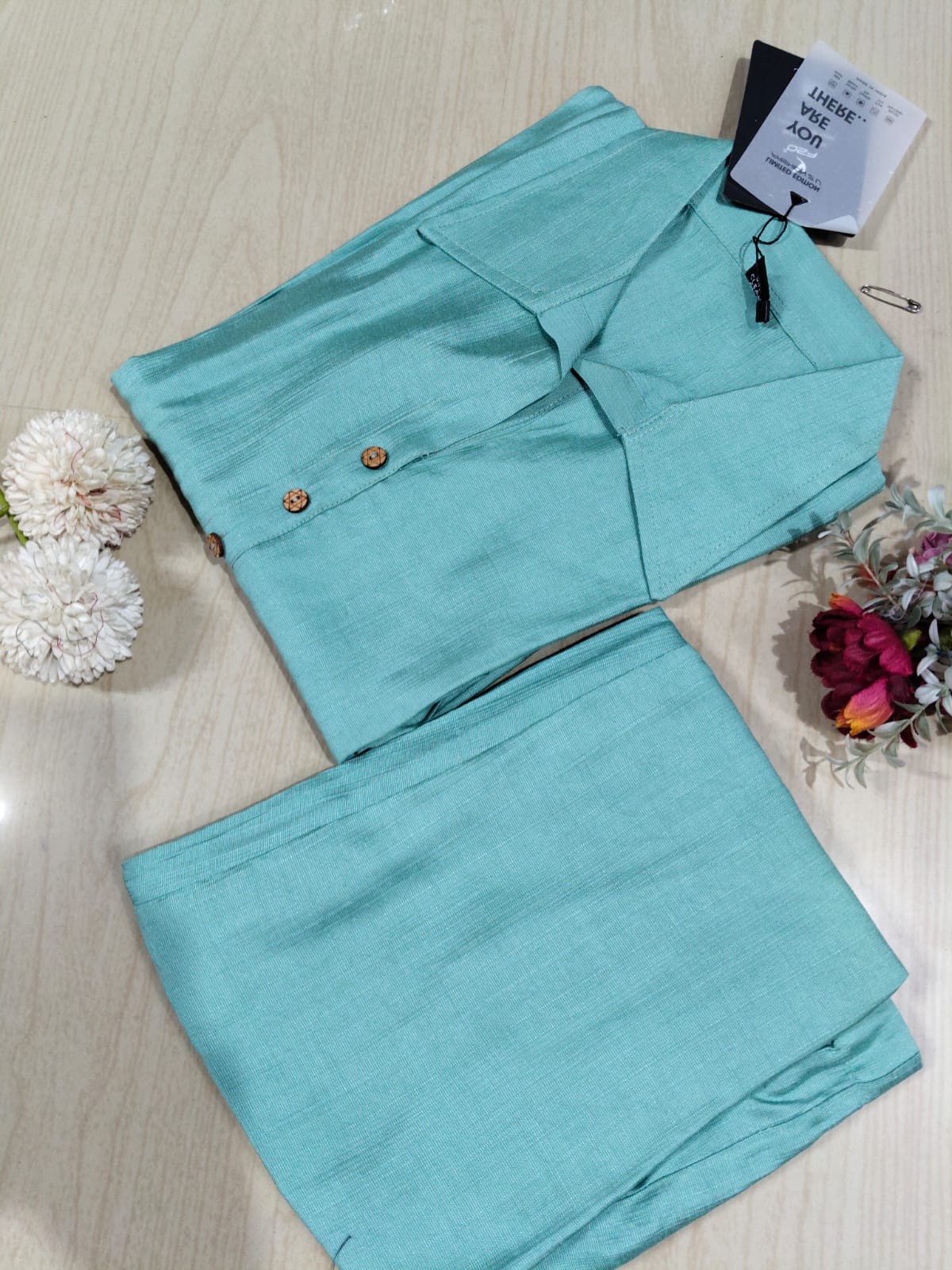 Shiny Silk Kurti with Pant - PSSK21