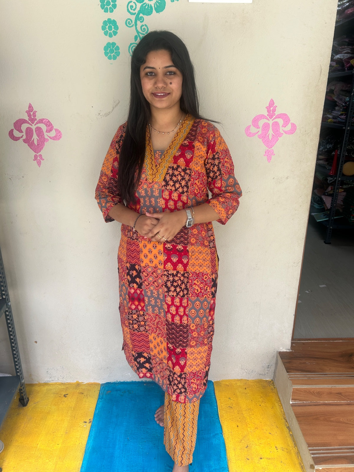 Cotton Kurti With Phant  CKP22