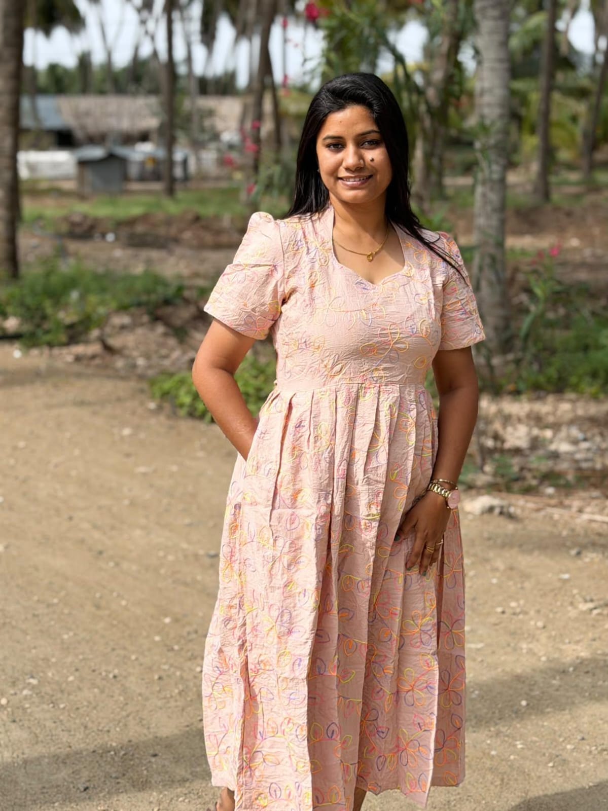 Premium Cotton Frock - CFF223