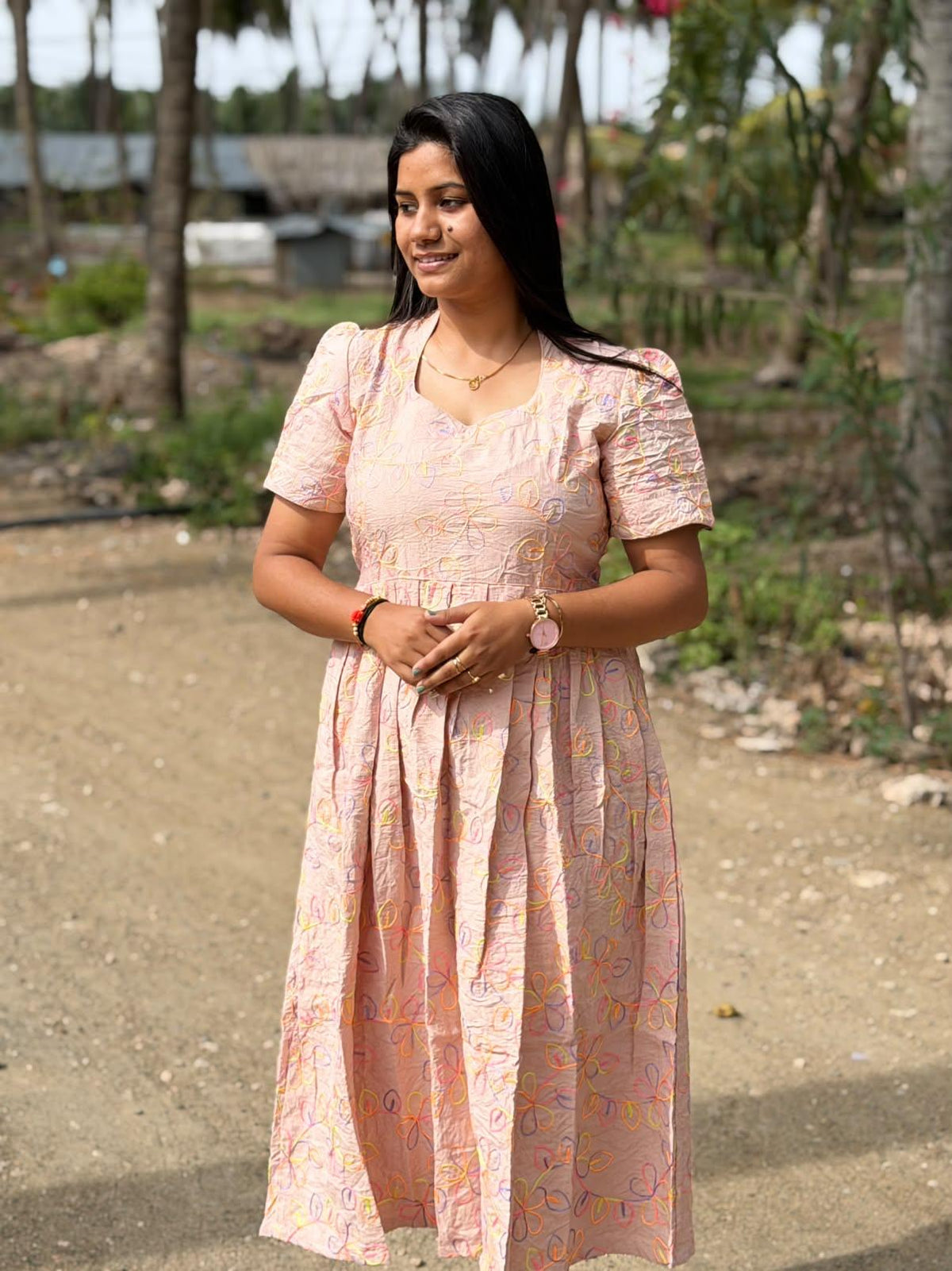 Premium Cotton Frock - CFF223