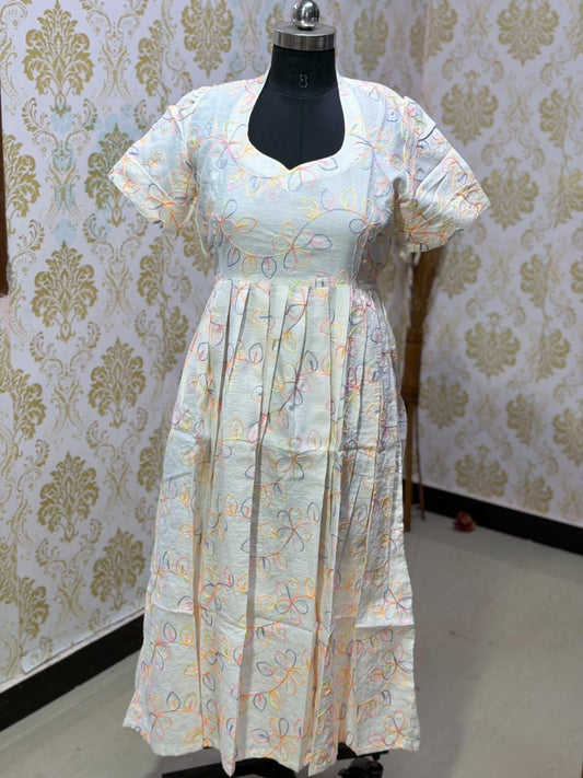 Premium Cotton Frock - CFF224