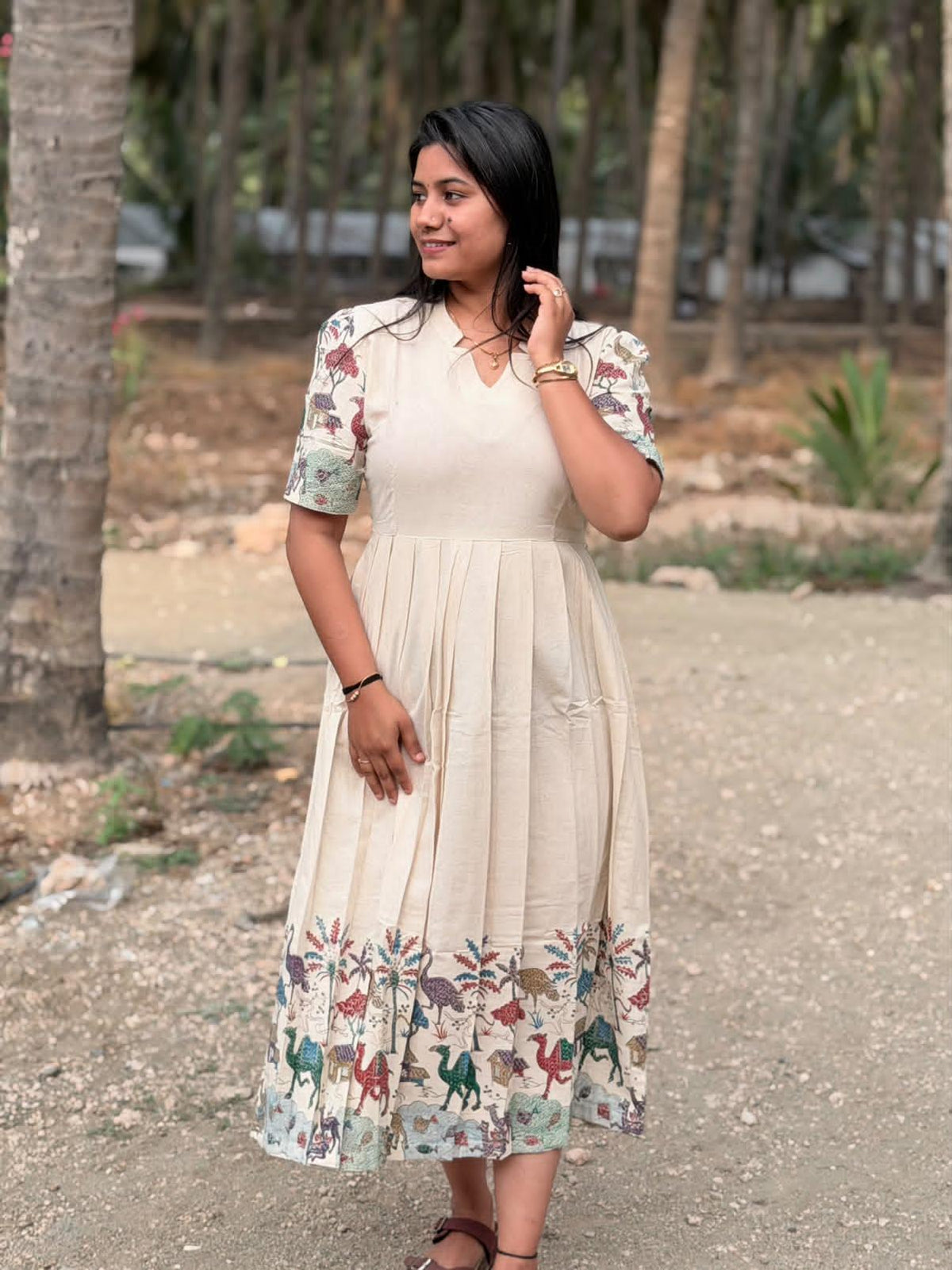 Premium Cotton Frock - CFF227