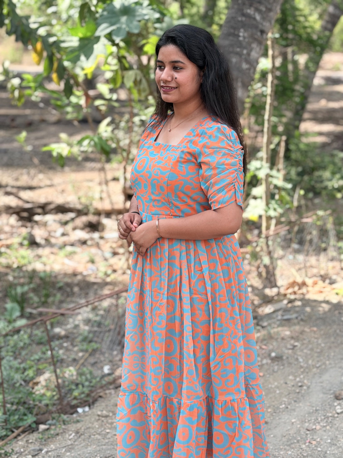 Georgette Feeding Frock GEF22