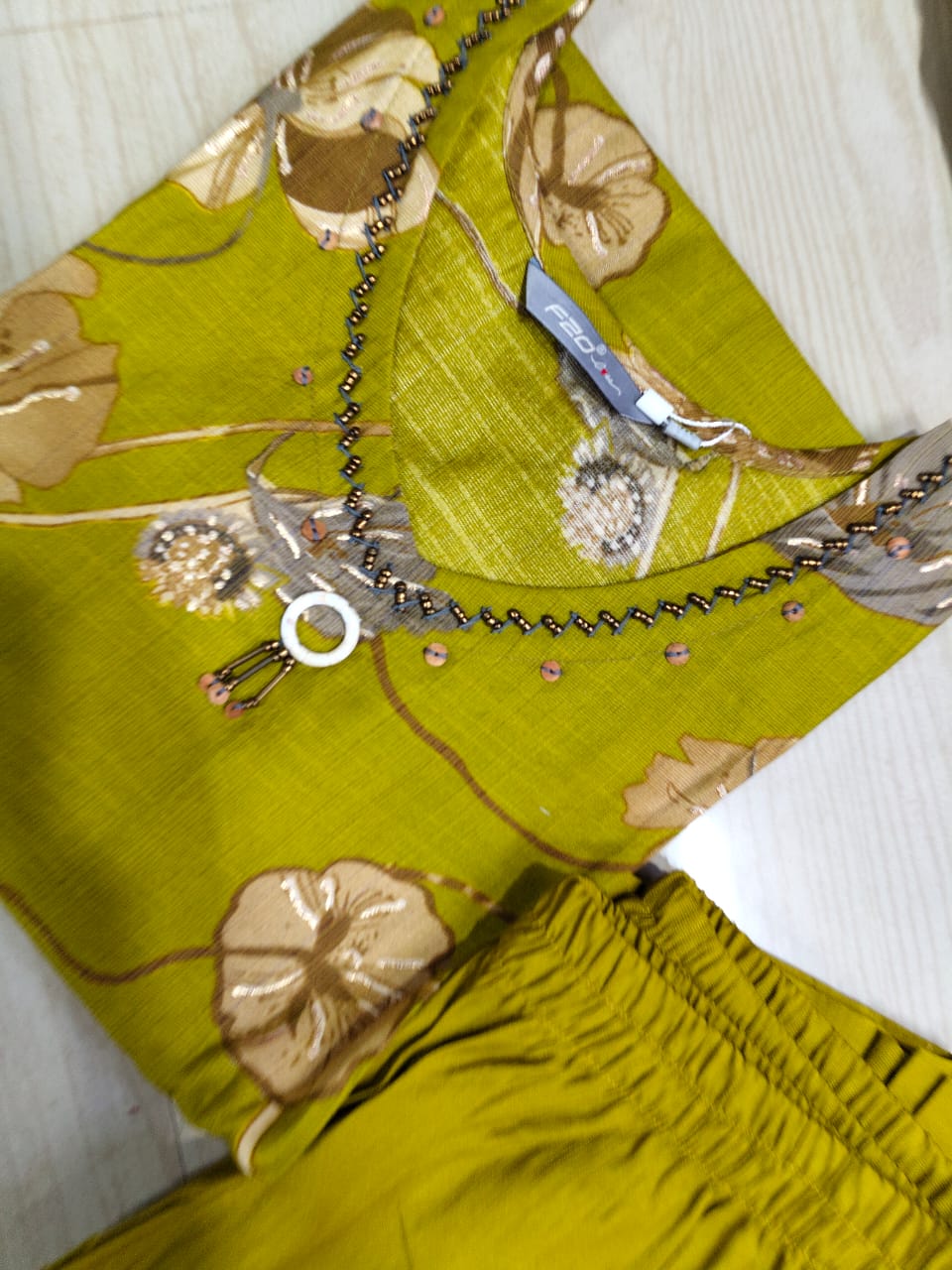 Premium Shiny Vetican Silk Kurti - SVK23
