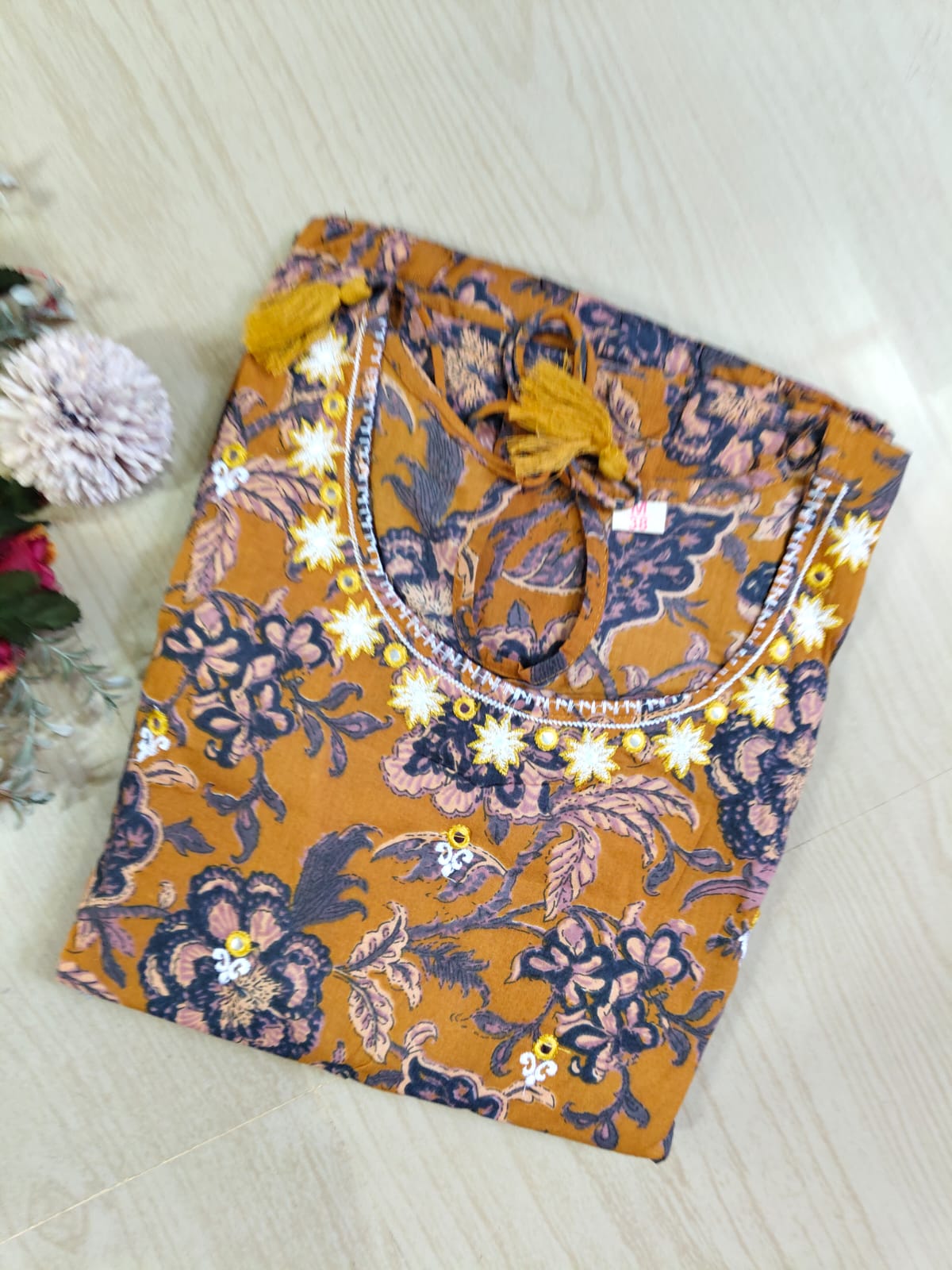 Cotton Long Sleveless Frocks CLF23