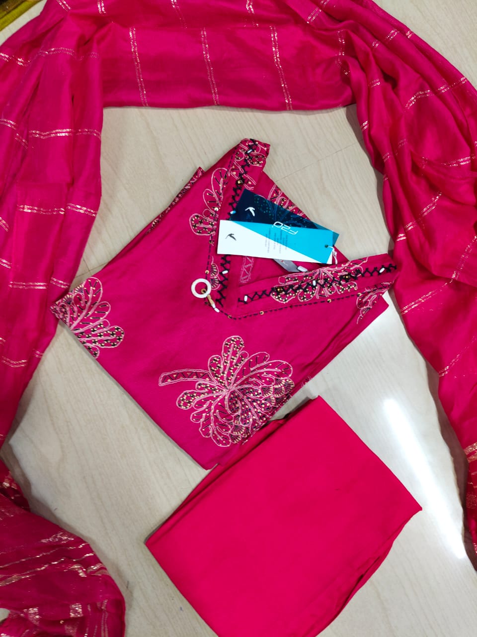 Premium Shiny Vetican Silk Kurti - SVK21