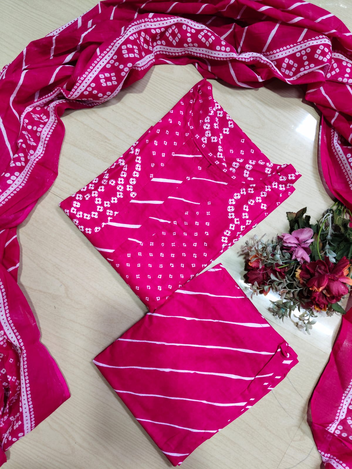 Petals Dupatta Sets  FDS245