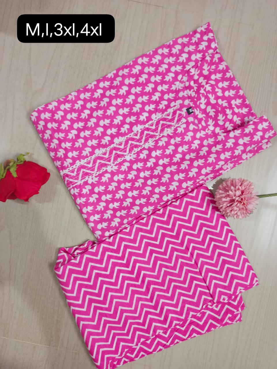 Jaipur Cotton Kurti with Pant - JCK11 (Check Our Size Chart Before Placing the Order)