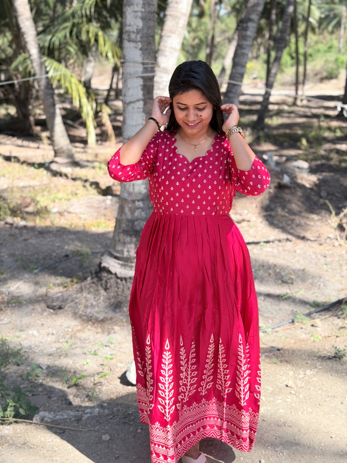 Georgette Feeding Frock GEF25