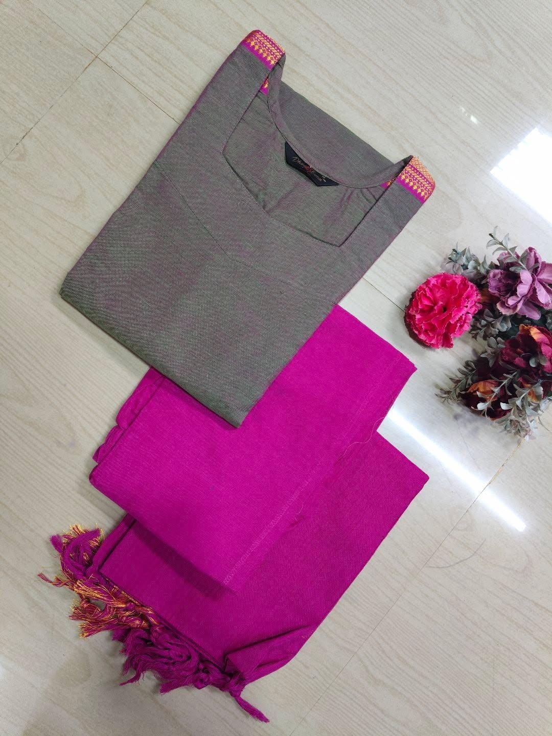 Petals Dupatta Sets  FDS263