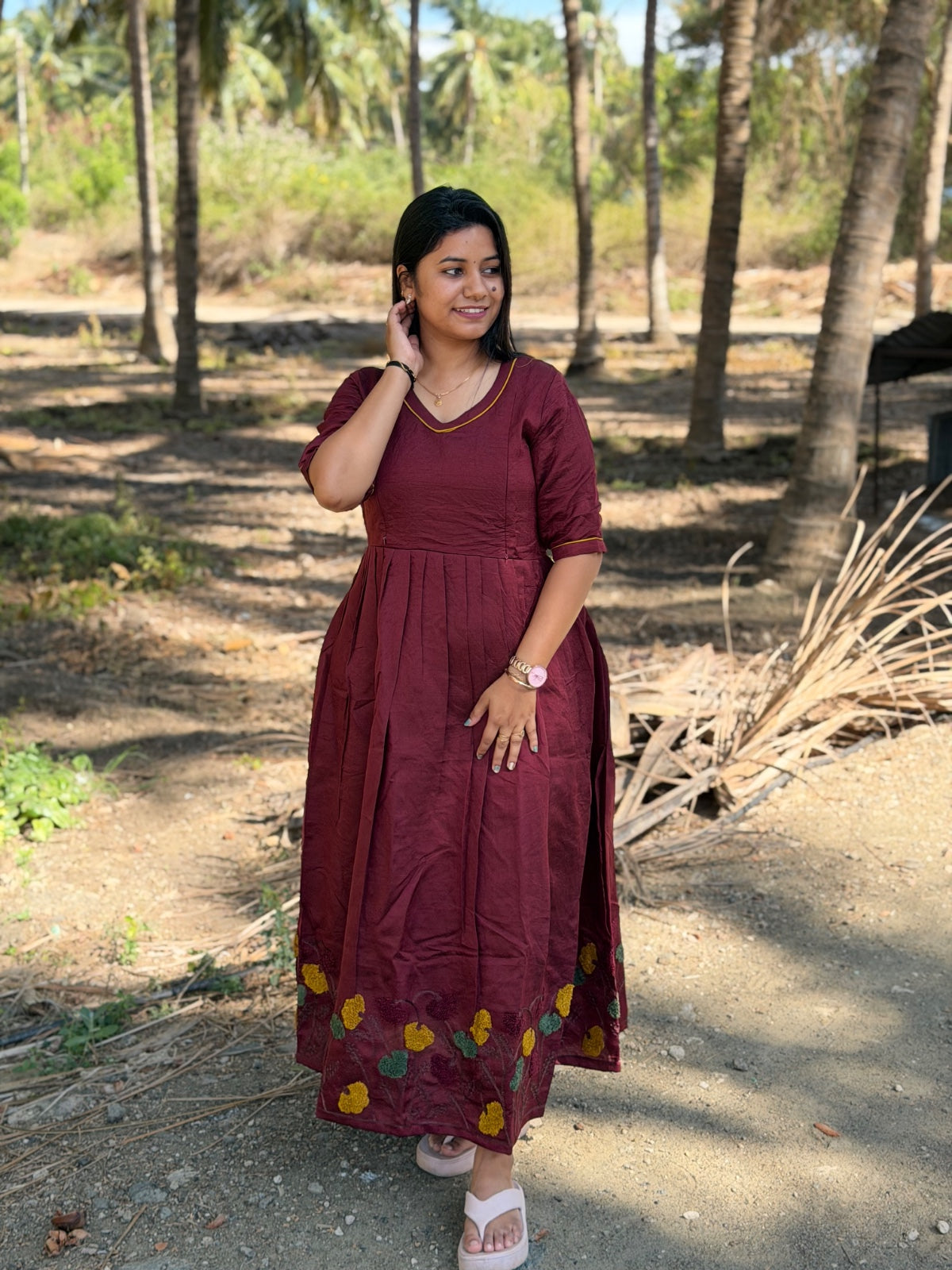 Georgette Feeding Frock GEF26
