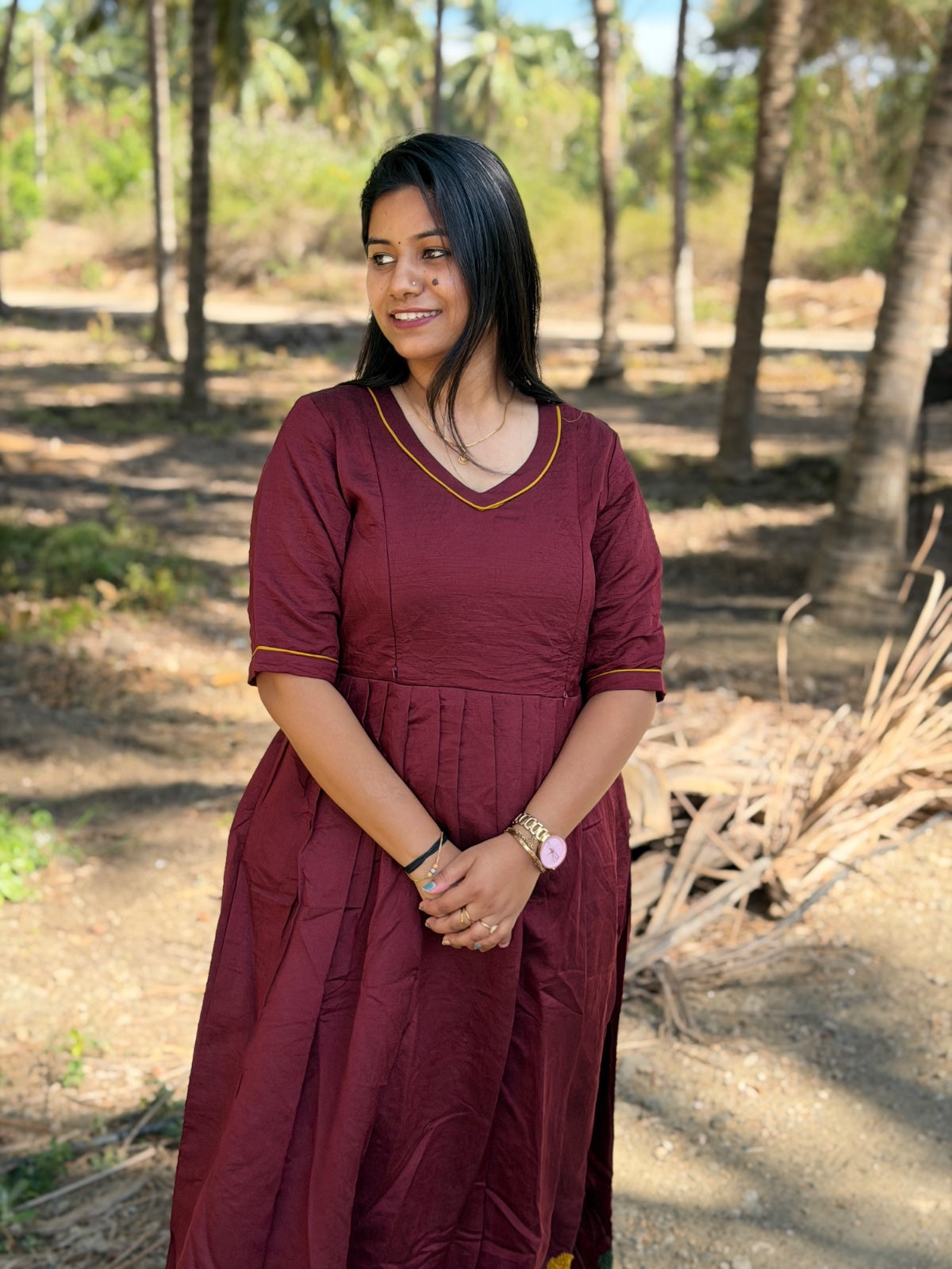 Georgette Feeding Frock GEF26