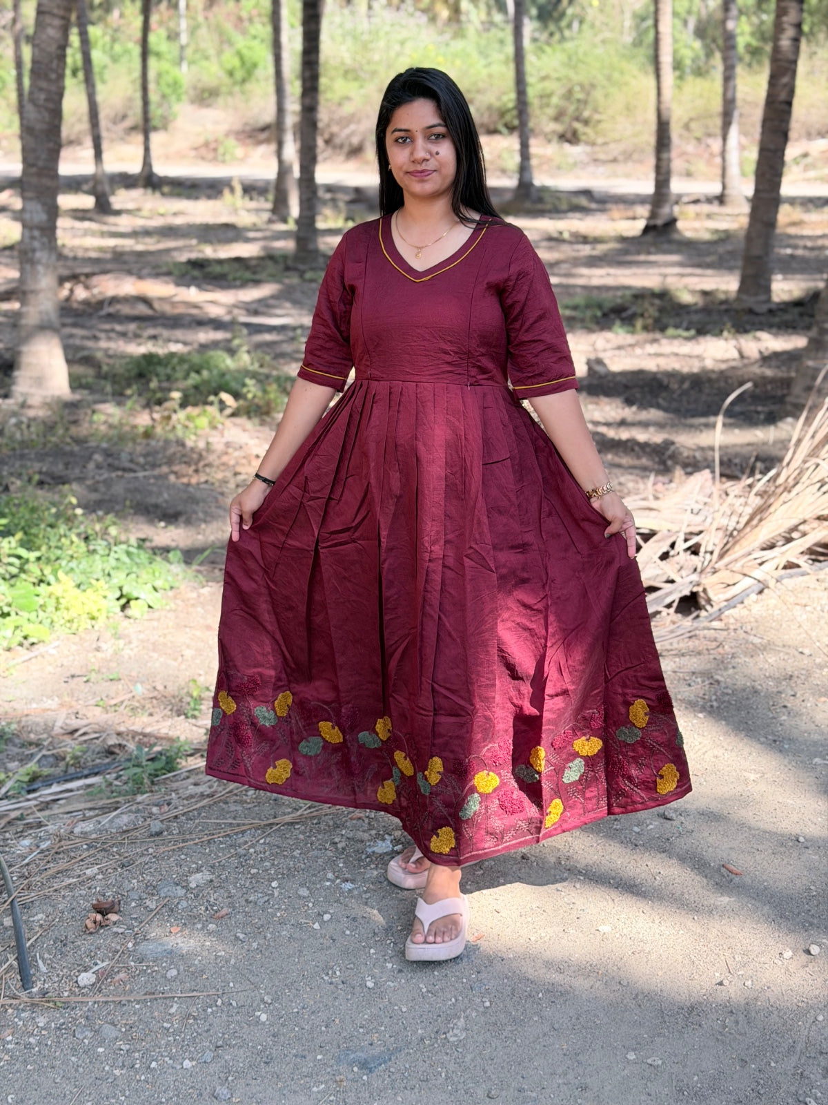 Georgette Feeding Frock GEF26