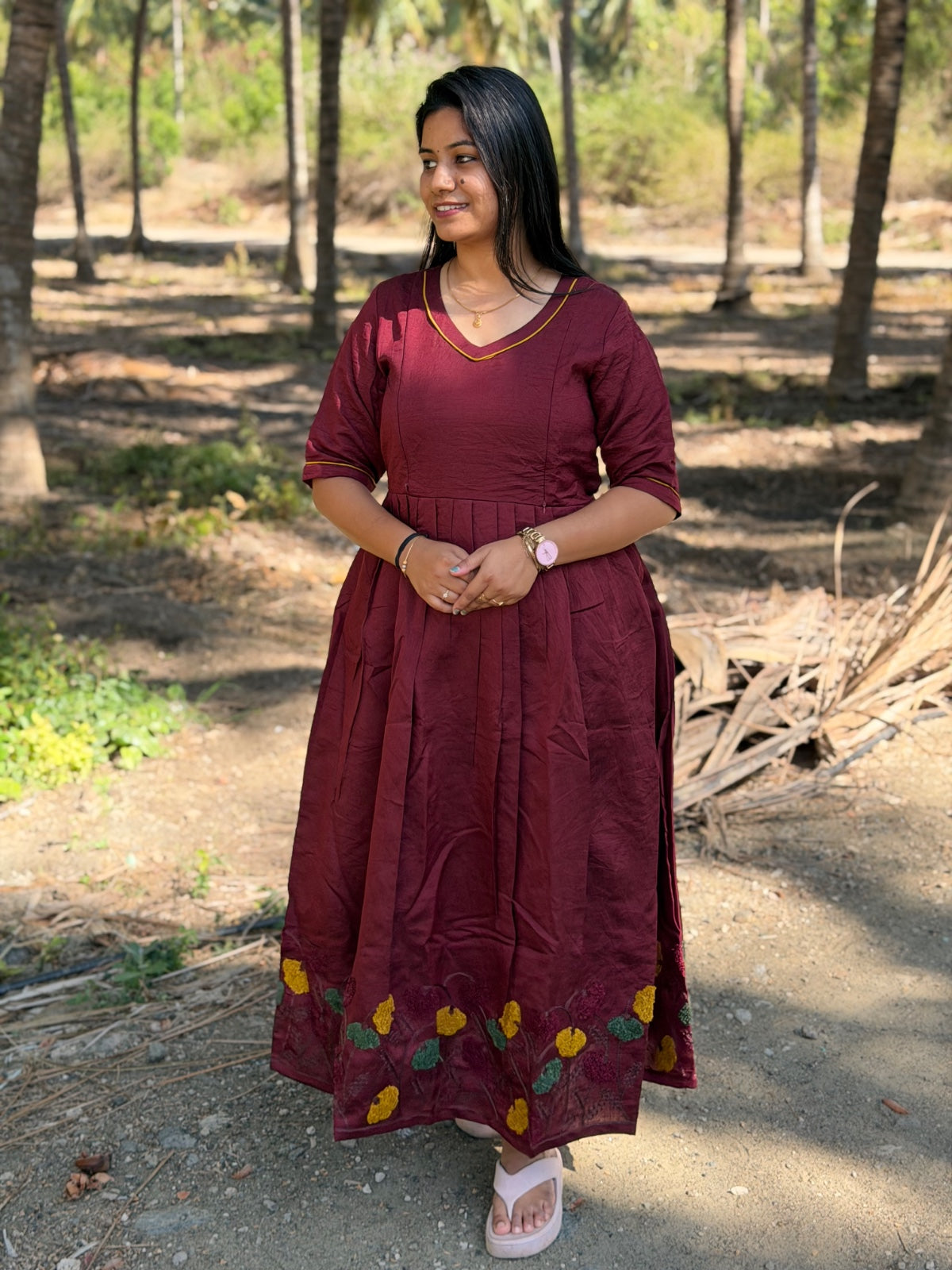 Georgette Feeding Frock GEF26