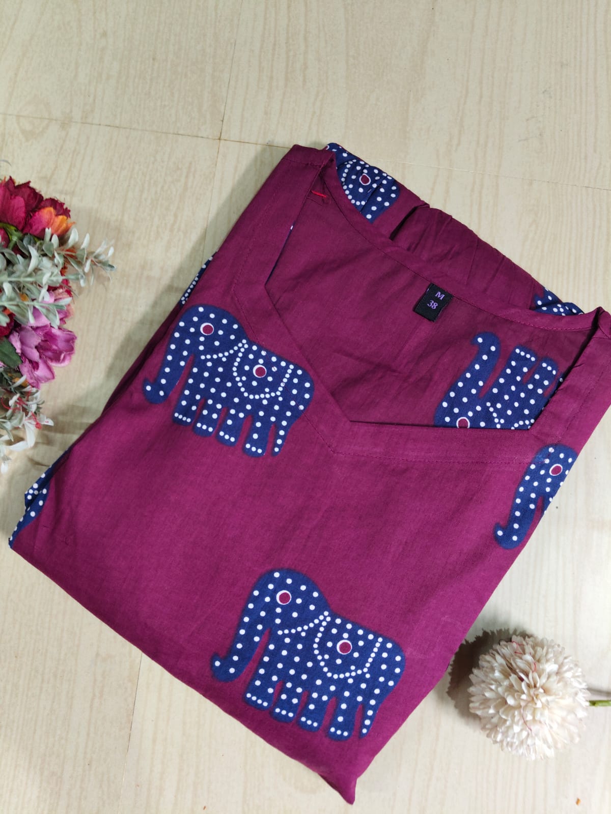 Cotton Floral Frock - CFF26