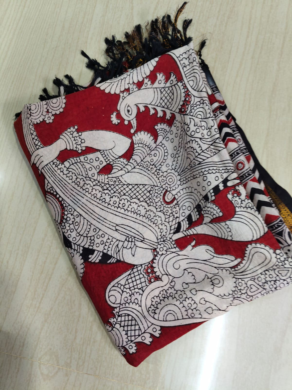 Kalamkari Pure Cotton Duppatas KCD26