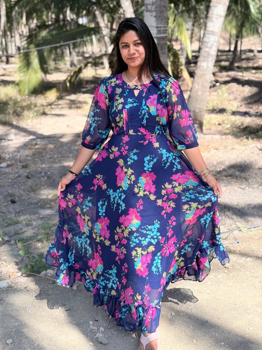 Georgette Feeding Frock GEF37