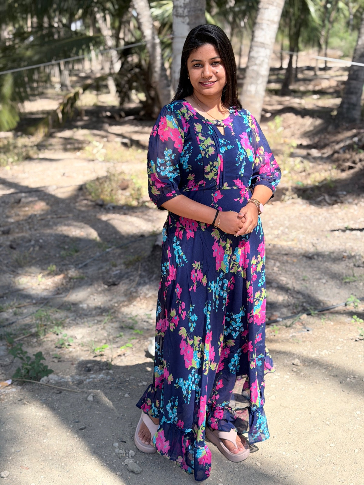 Georgette Feeding Frock GEF37