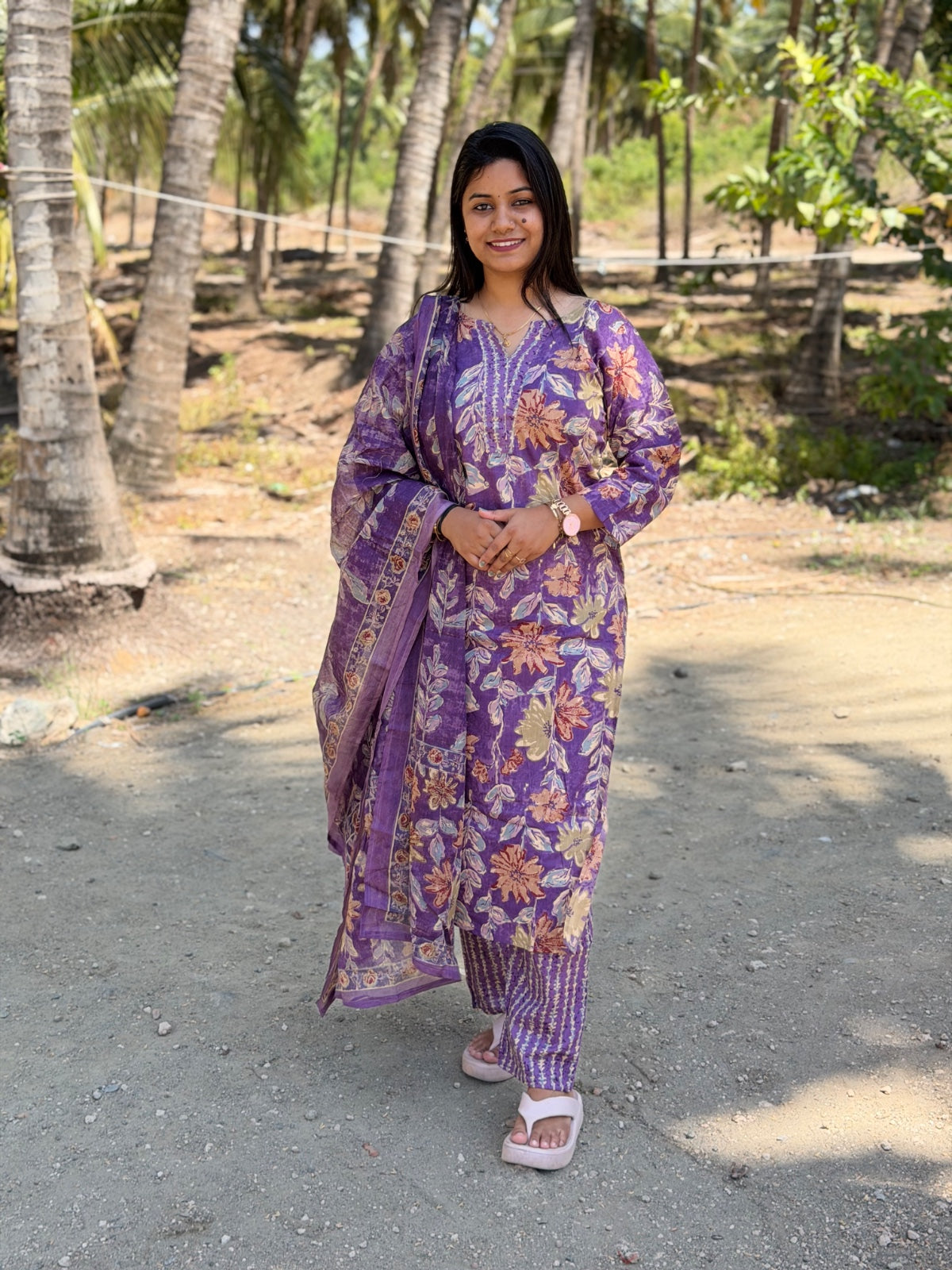 Petals Dupatta Sets  FDS284