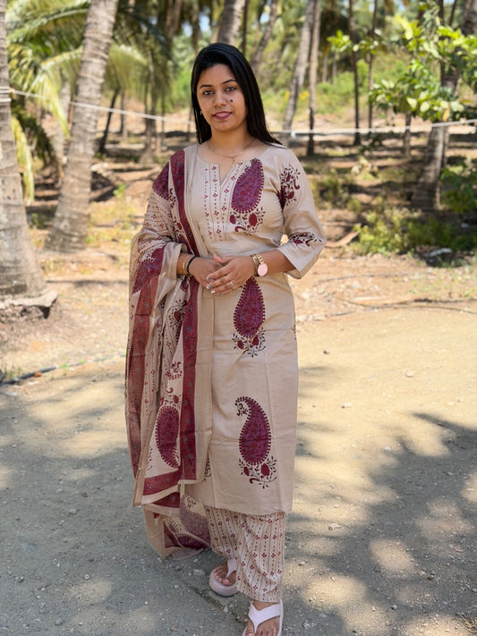 Petals Dupatta Sets  FDS285