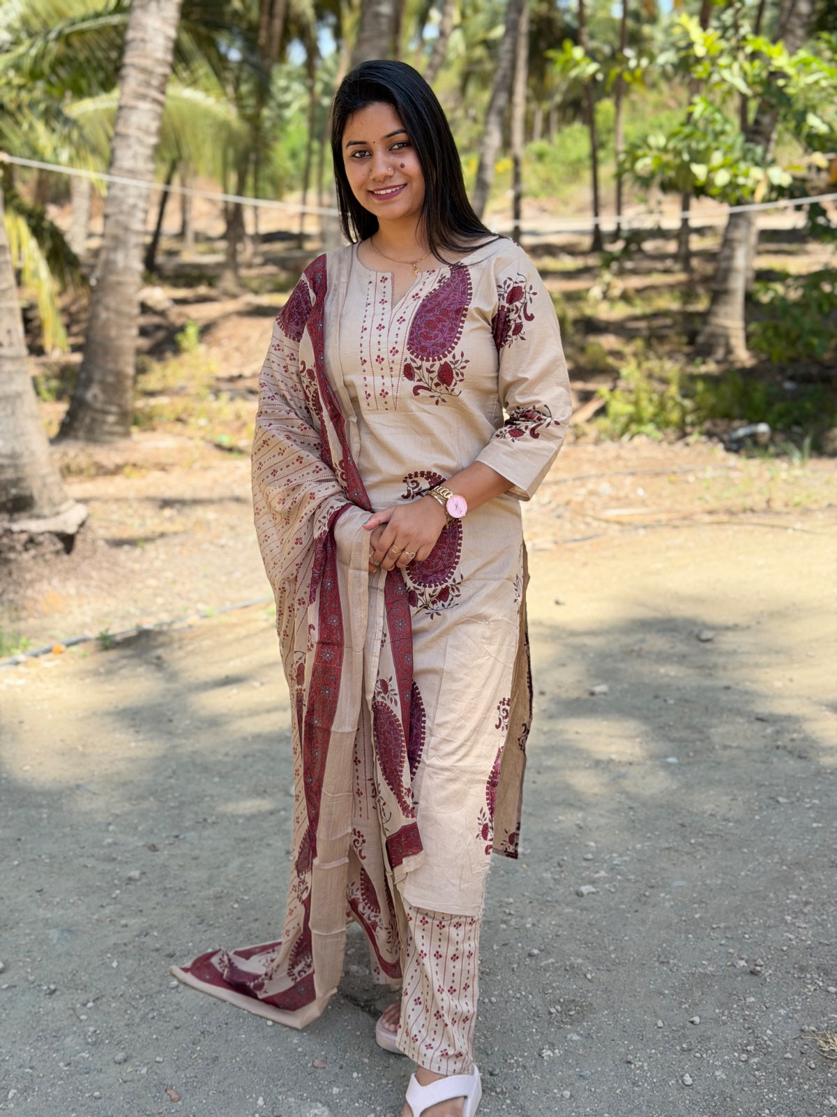 Petals Dupatta Sets  FDS285