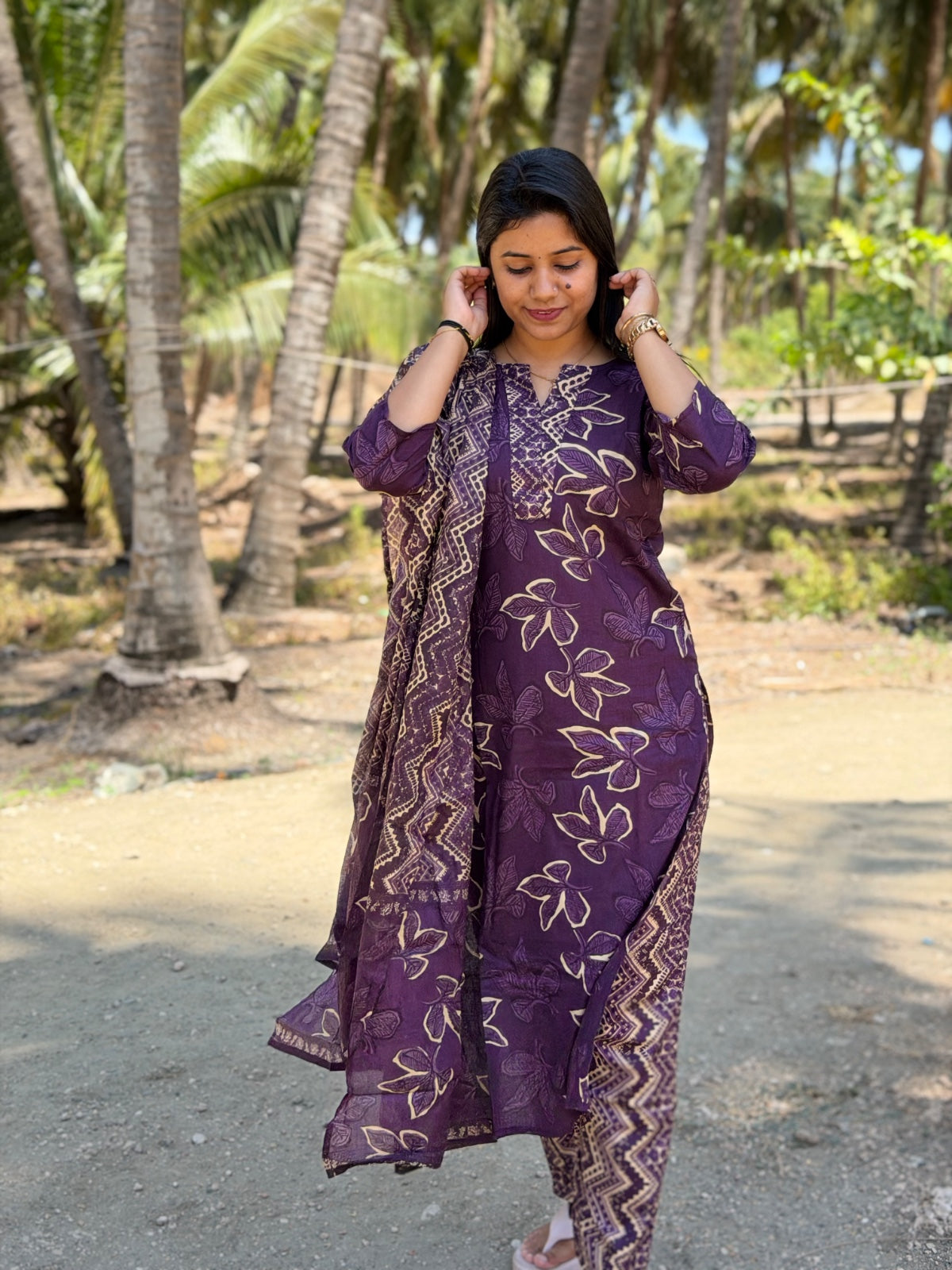 Petals Dupatta Sets  FDS287