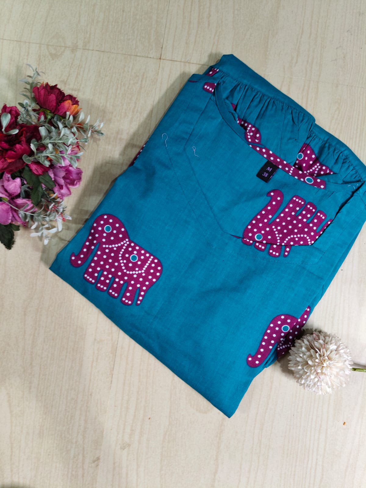 Cotton Floral Frock - CFF28