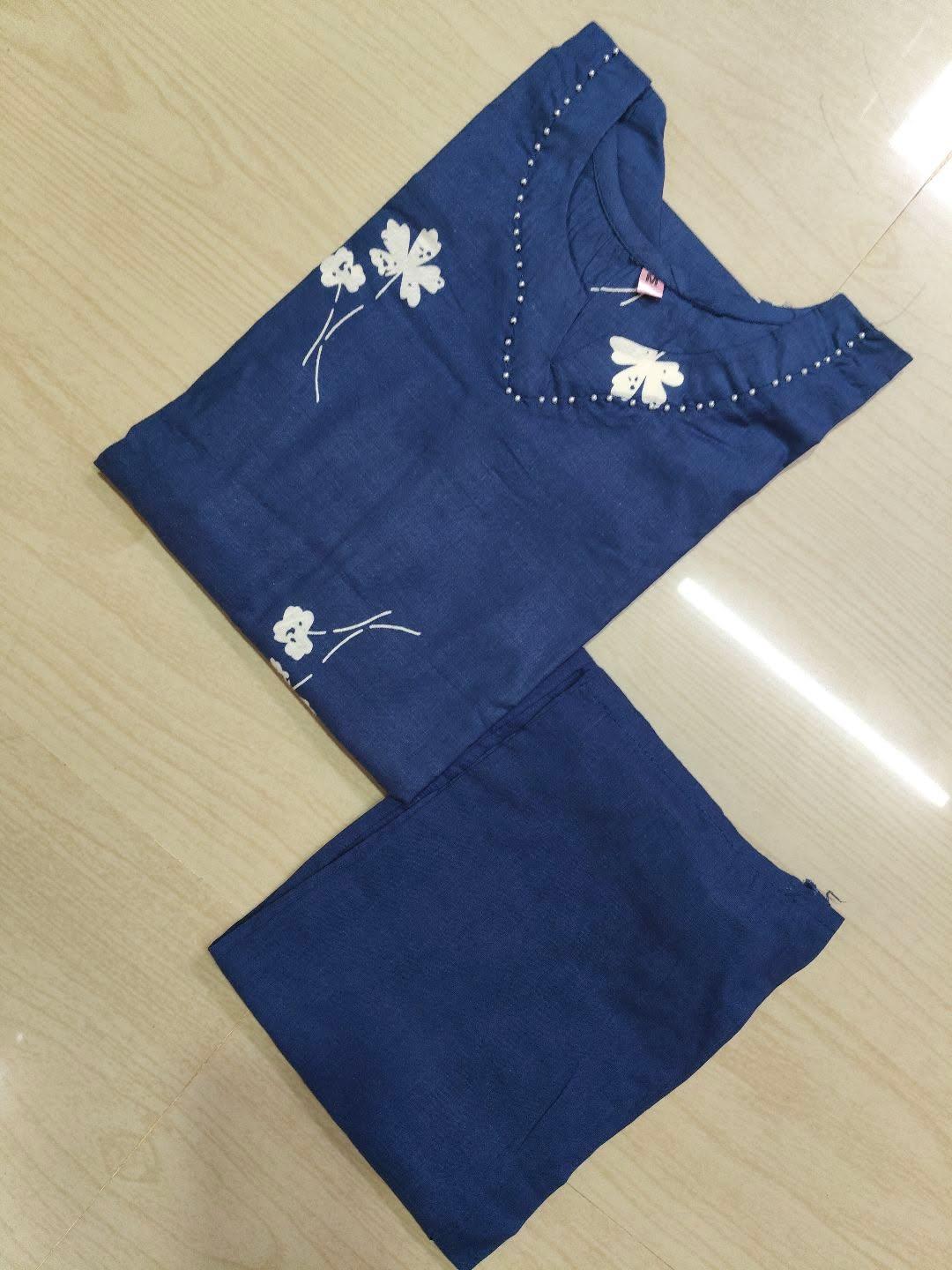 Jaipur Cotton Kurti with Pant  JCK28 (Check Our Size Chart Before Placing the Order)