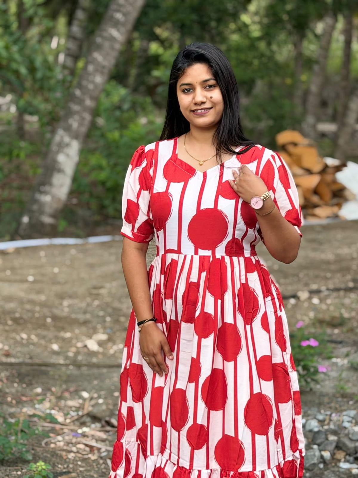 Premium Cotton Frock - CFF228