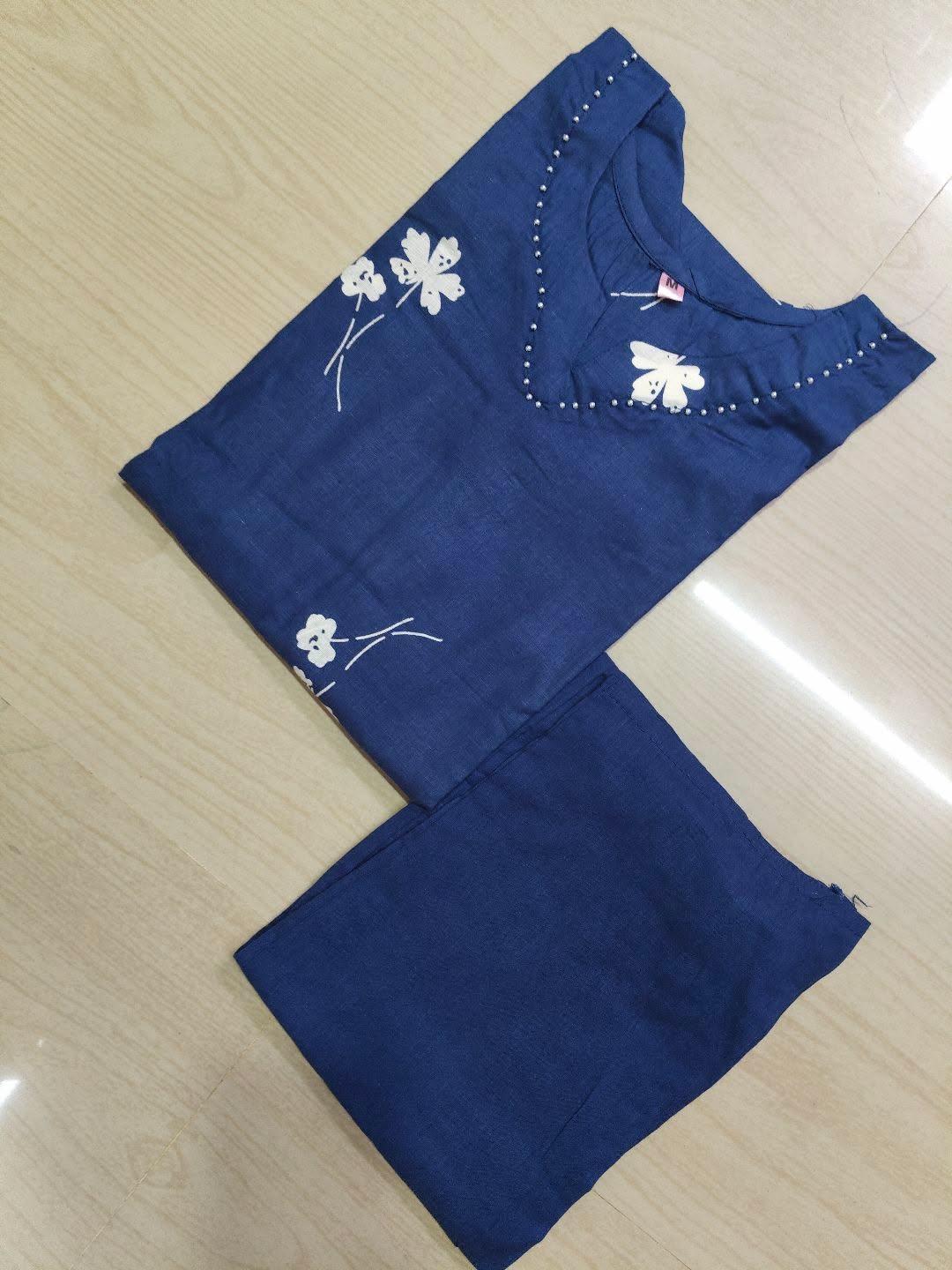 Jaipur Cotton Kurti with Pant  JCK28 (Check Our Size Chart Before Placing the Order)
