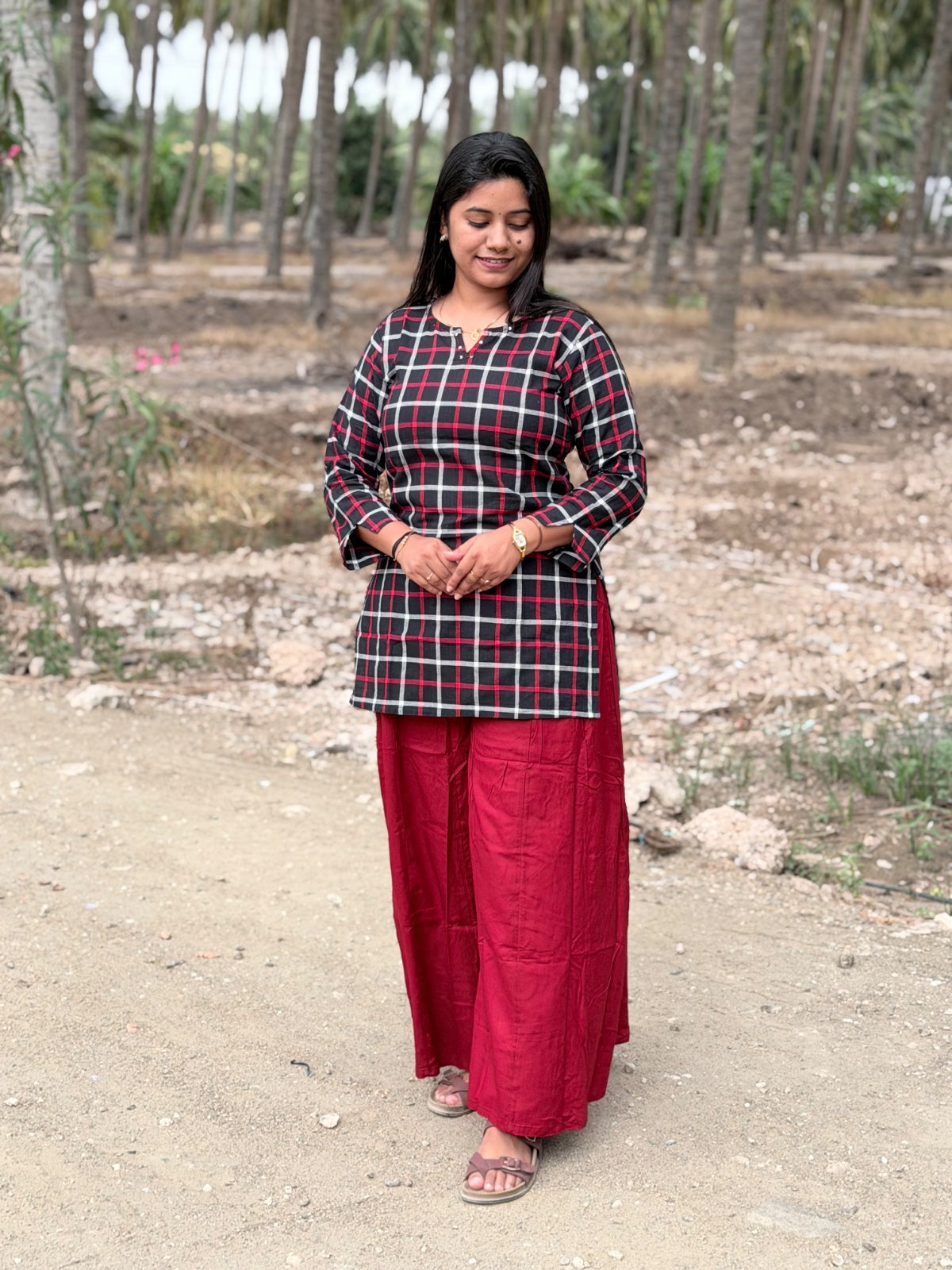 Short Kurthi With Rayon Palazzo  SKP28