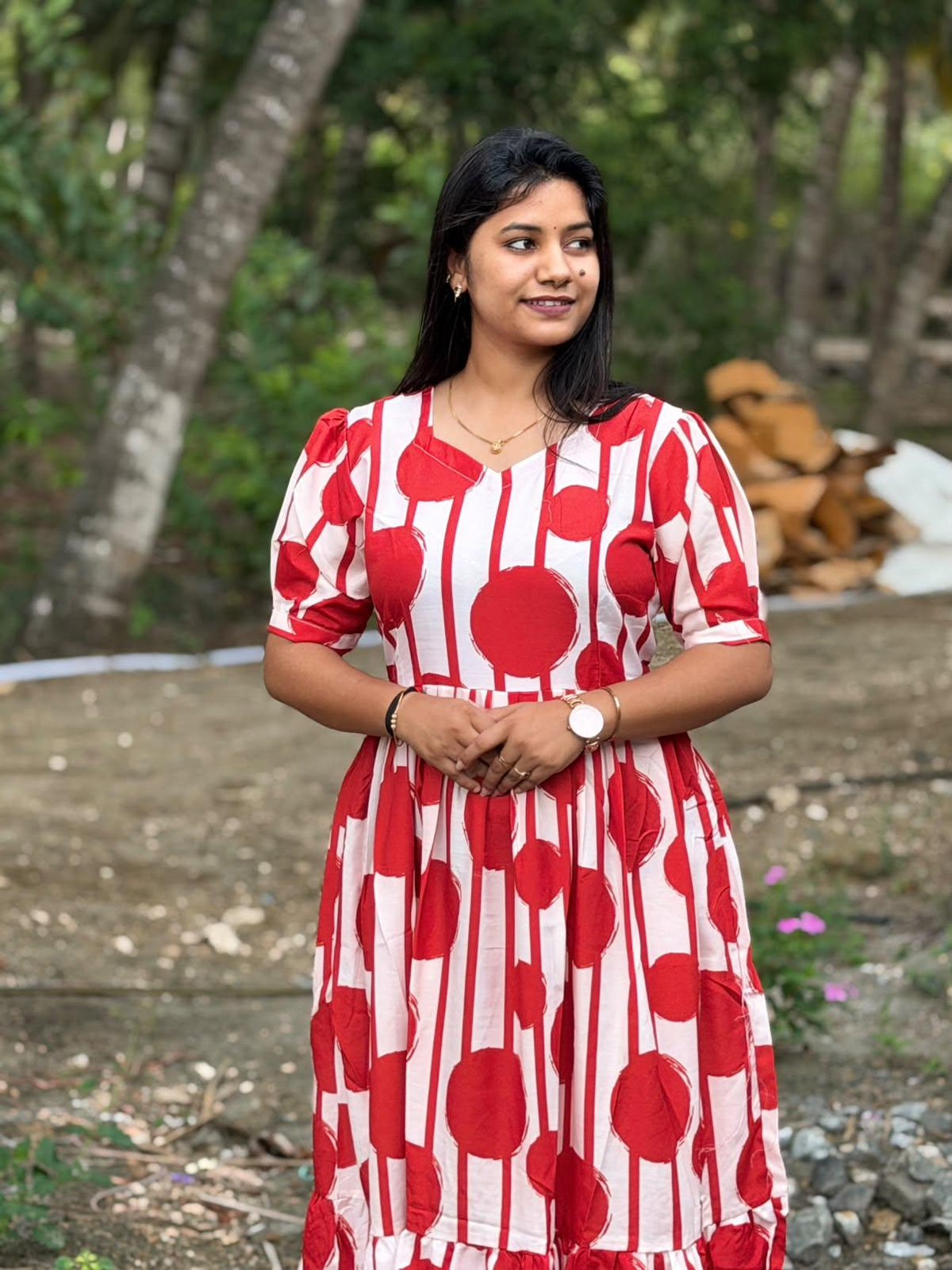 Premium Cotton Frock - CFF228