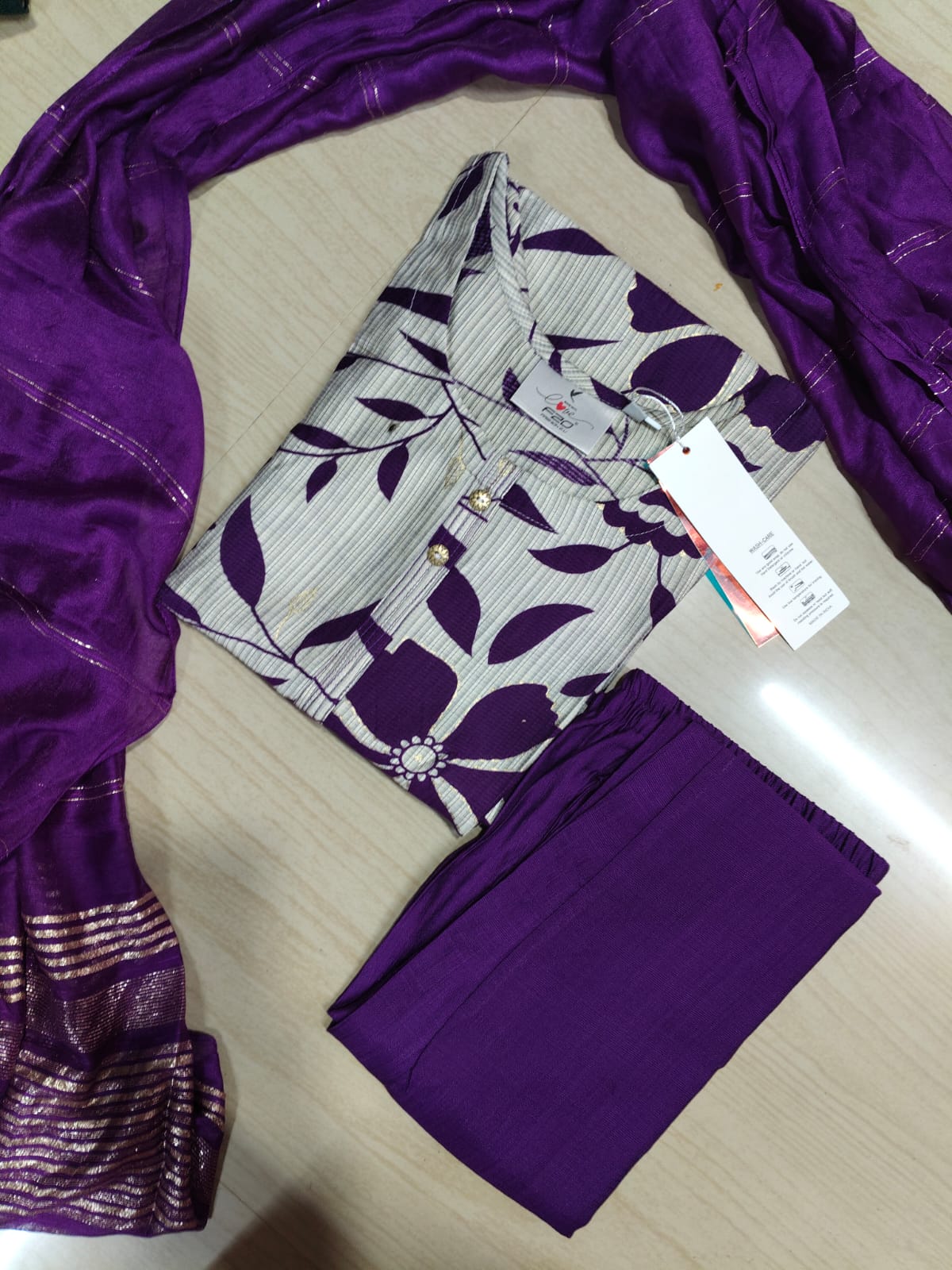 Premium Shiny Vetican Silk Kurti - SVK28