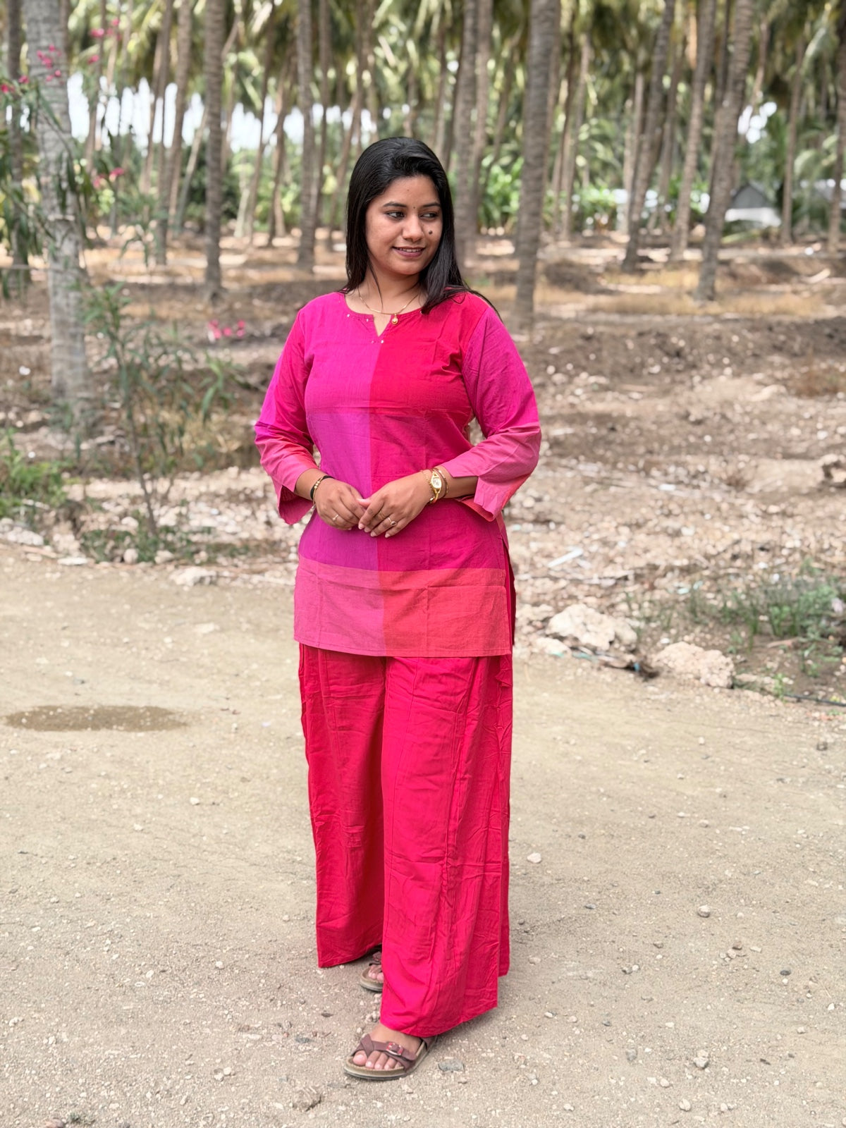 Short Kurthi With Rayon Palazzo  SKP29