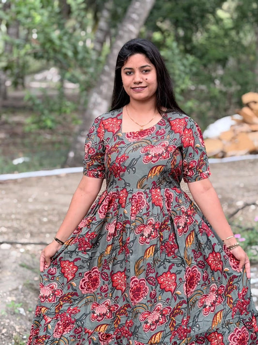 Premium Cotton Frock - CFF229