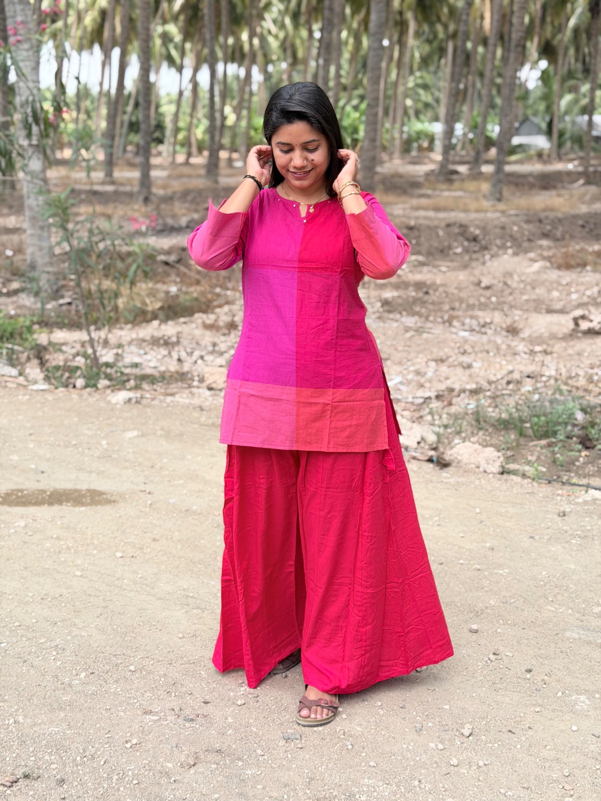 Short Kurthi With Rayon Palazzo  SKP29