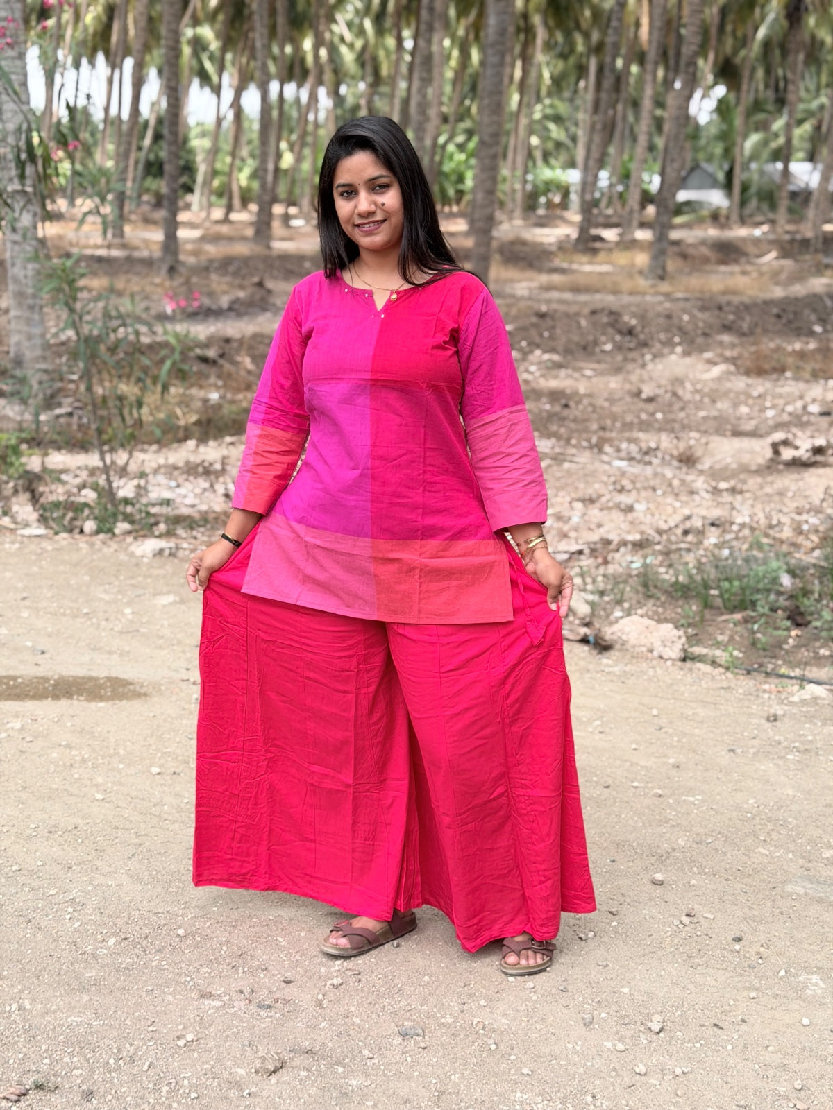 Short Kurthi With Rayon Palazzo  SKP29