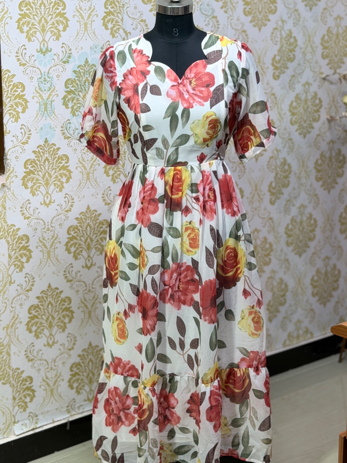Georgette Feeding Frock GEF36