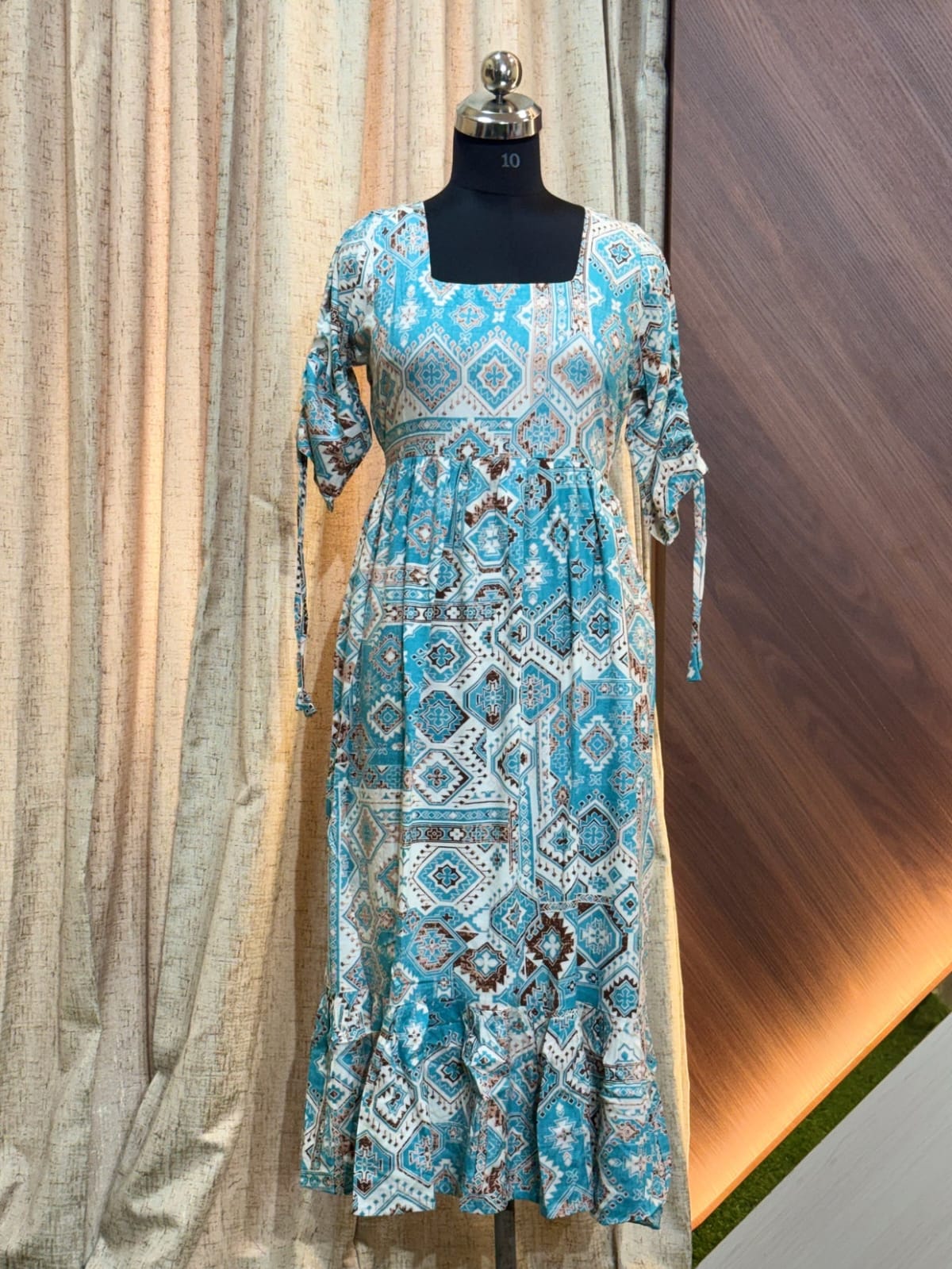 Premium Rayon Floral Frock RF29
