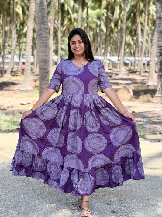 Premium Rayon Floral Frock RF02