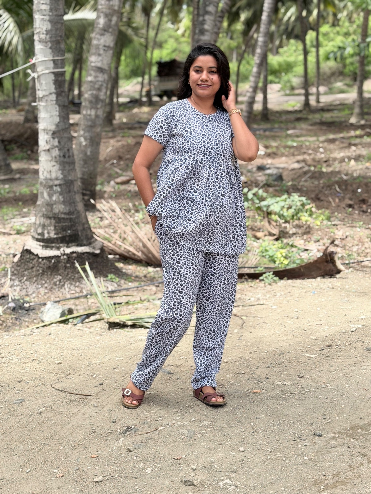 Peplum Co ords (Night suits) - NS02